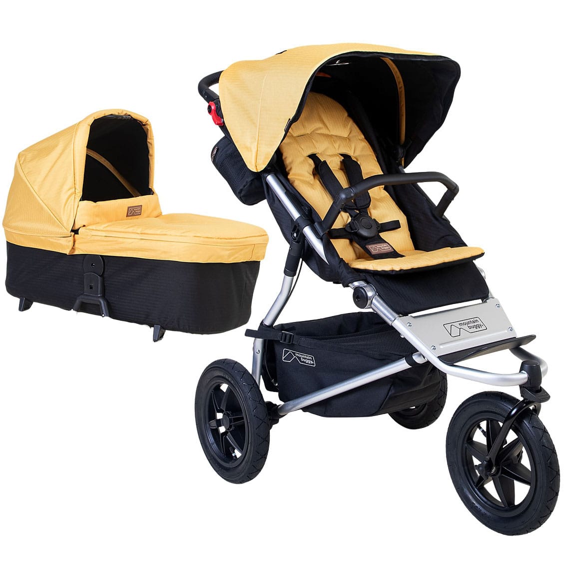 Mountain Buggy Urban Jungle V4 With Carrycot in Solare 3 Wheelers 21601-SOL 9420015781885