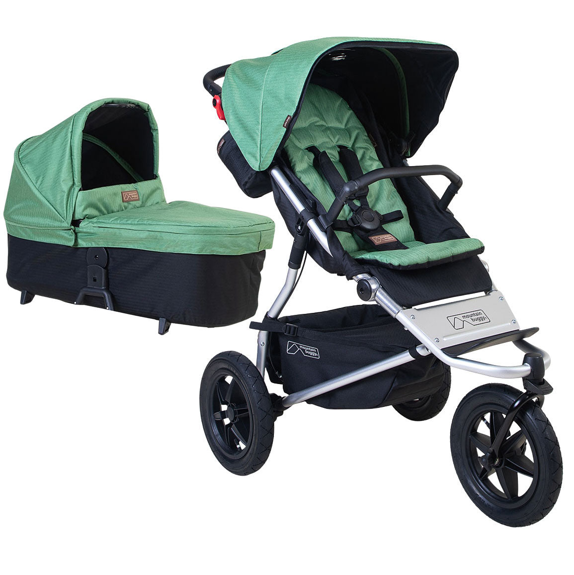 Mountain Buggy Urban Jungle V4 With Carrycot in Matcha