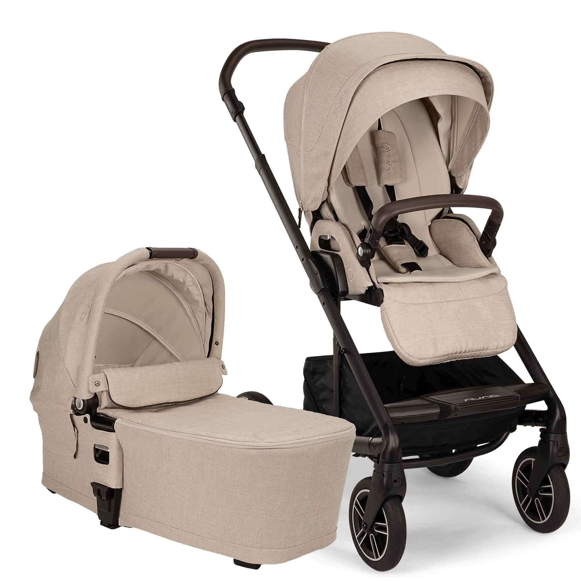Nuna MIXX Next 2in1 Pram in Biscotti Baby Prams 18598-MIXX-BIS 8720874761600