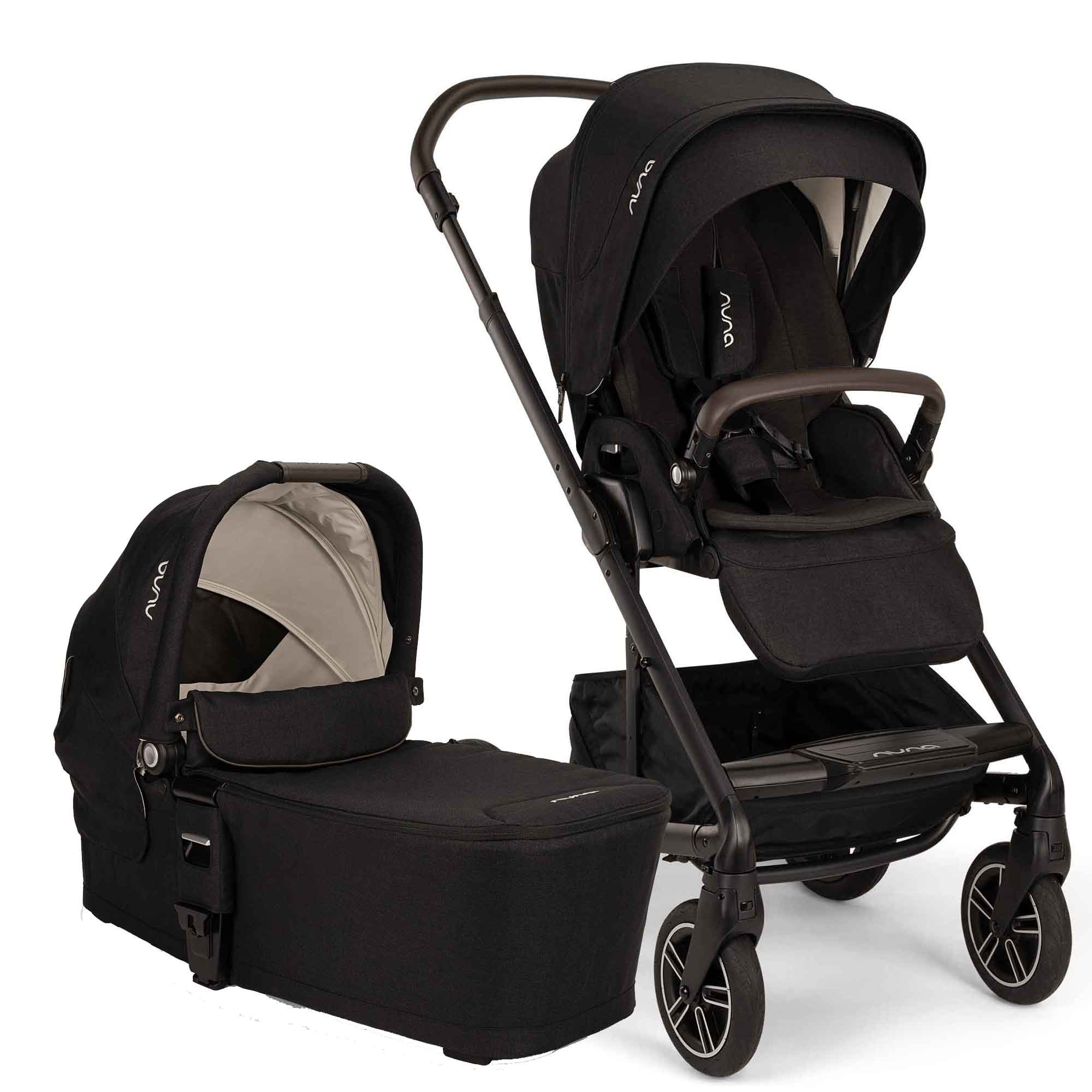 Nuna MIXX Next 2in1 Pram in Caviar Baby Prams 18599-MIXX-CAV 8720874761617