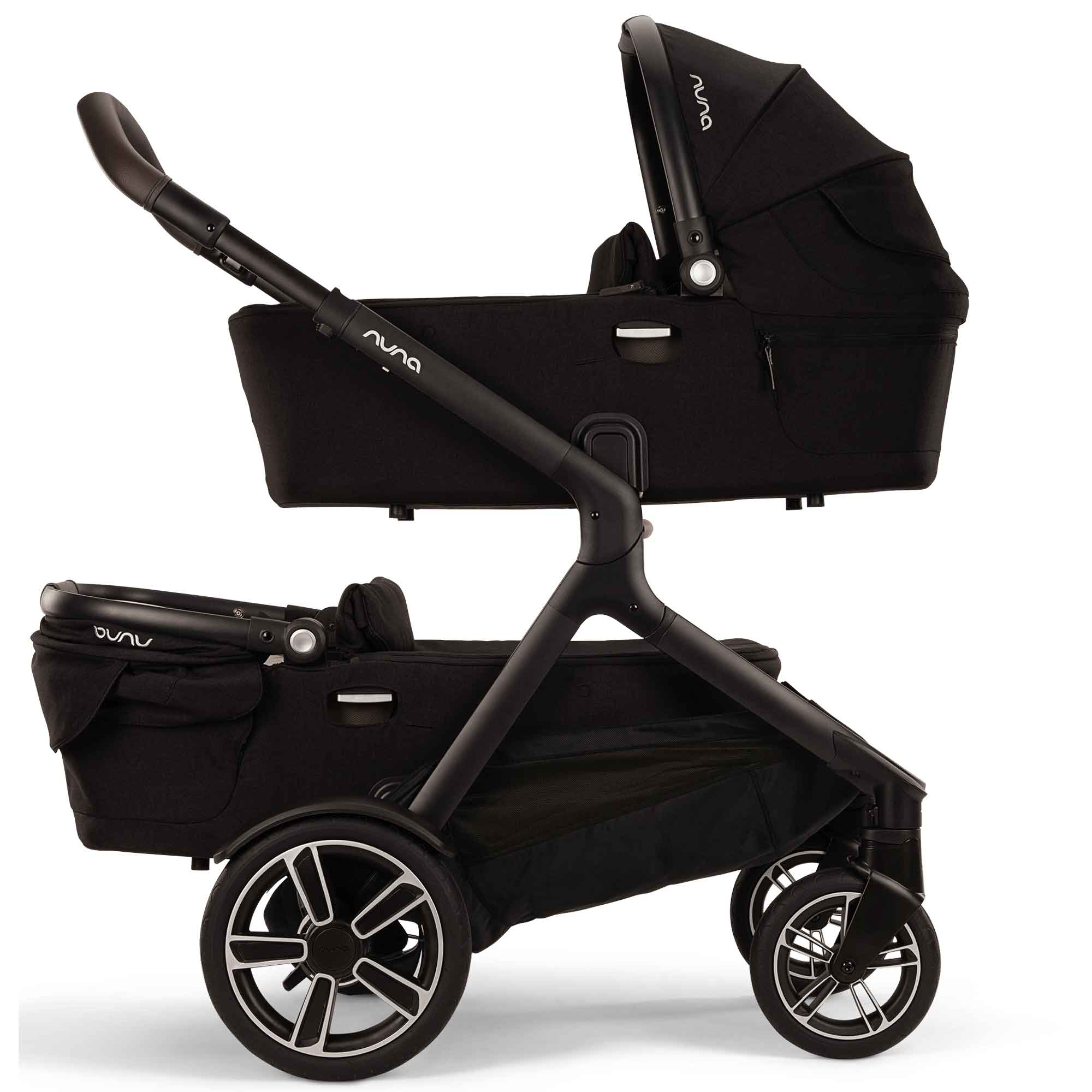 Nuna DEMI Next Twin Bundle in Caviar Double & Twin Prams 18627-DEMI-TWIN 8720874760337
