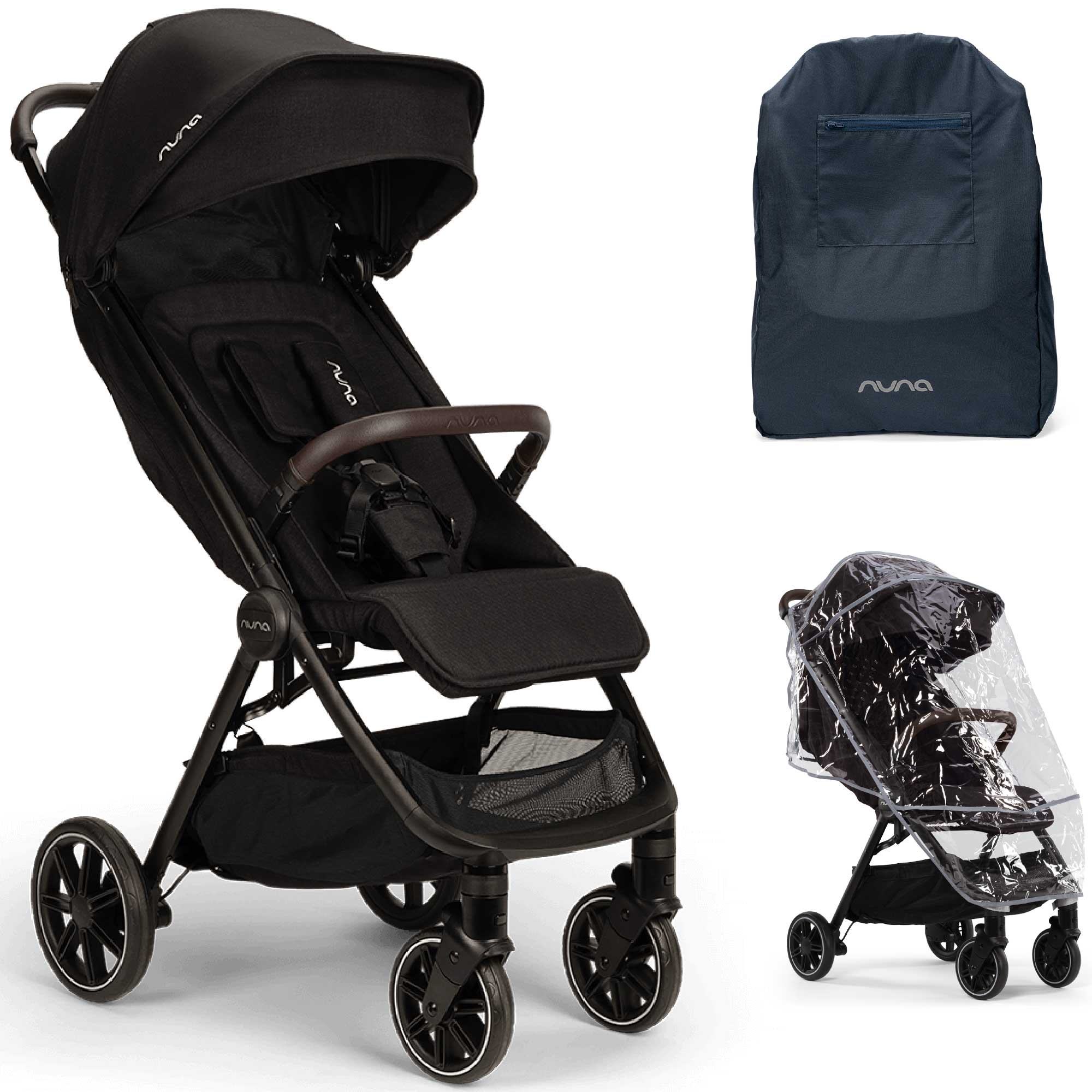 Nuna TRVL lx Stroller in Caviar Pushchairs & Buggies ST18101CVRGL 8720874762195