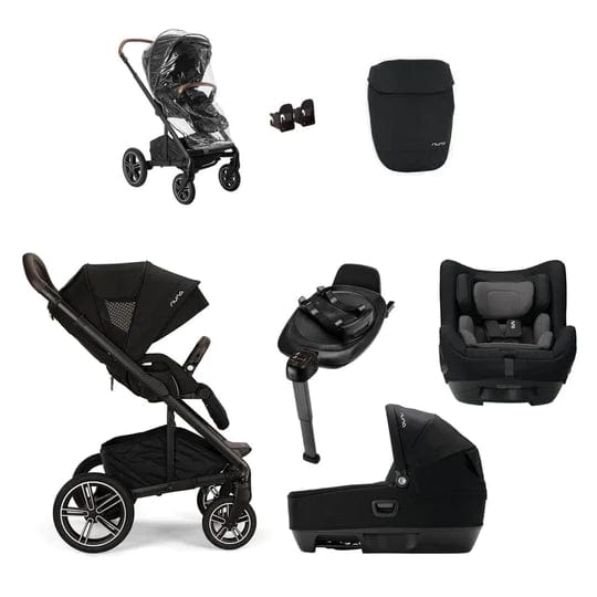 Nuna MIXX Next CARI Generation Bundle in Caviar Travel Systems