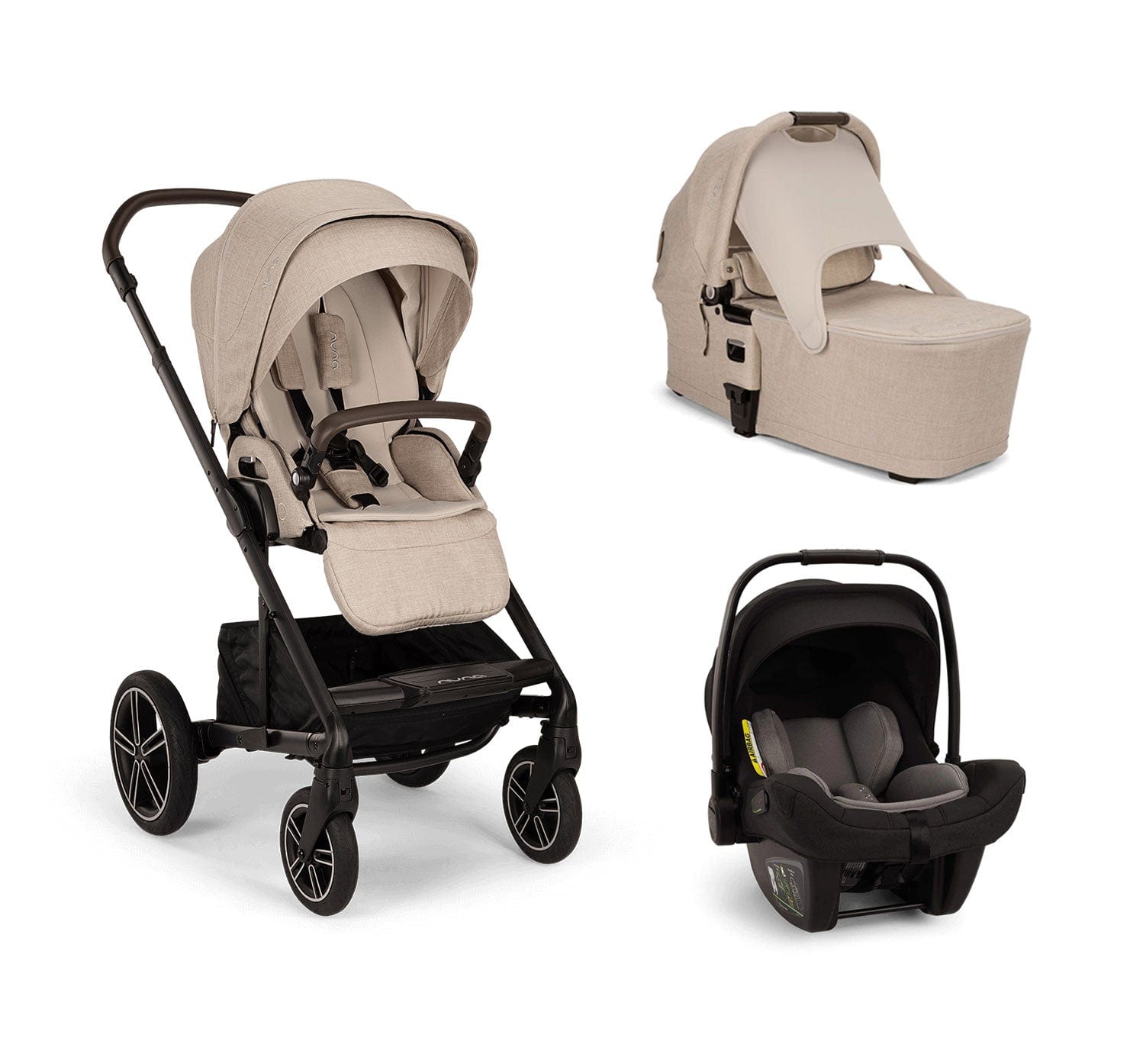 Nuna MIXX NEXT Generation PIPA Bundle - Biscotti Travel Systems Z2BNMIXX1033UK 5056080616988