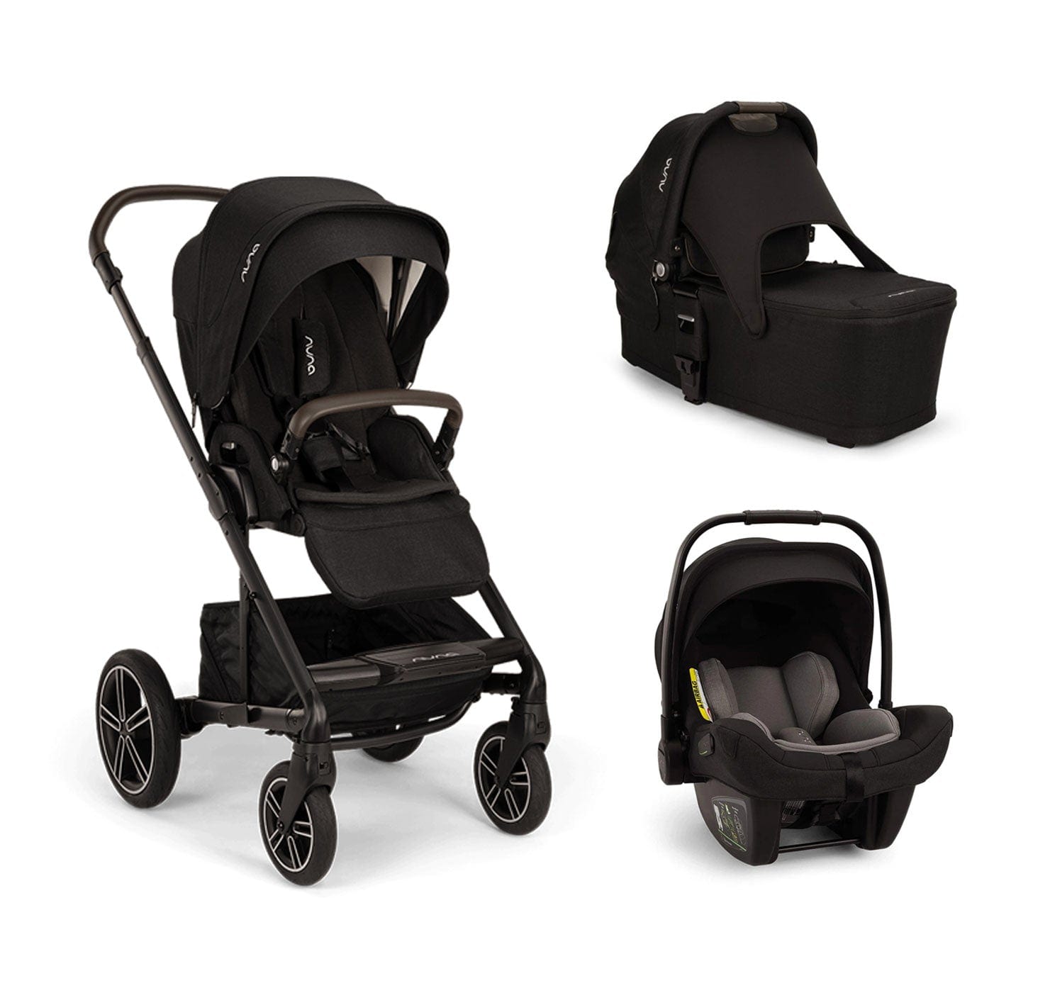 Nuna MIXX NEXT Generation PIPA Bundle - Caviar Travel Systems Z2BNMIXX1037UK 5056080617022