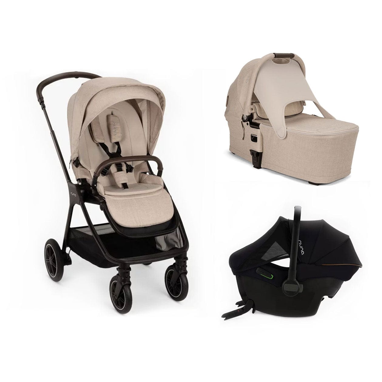 Nuna MIXX Next URBN Bundle in Biscotti Travel Systems Z2BNMIXX1035UK 5056080617008