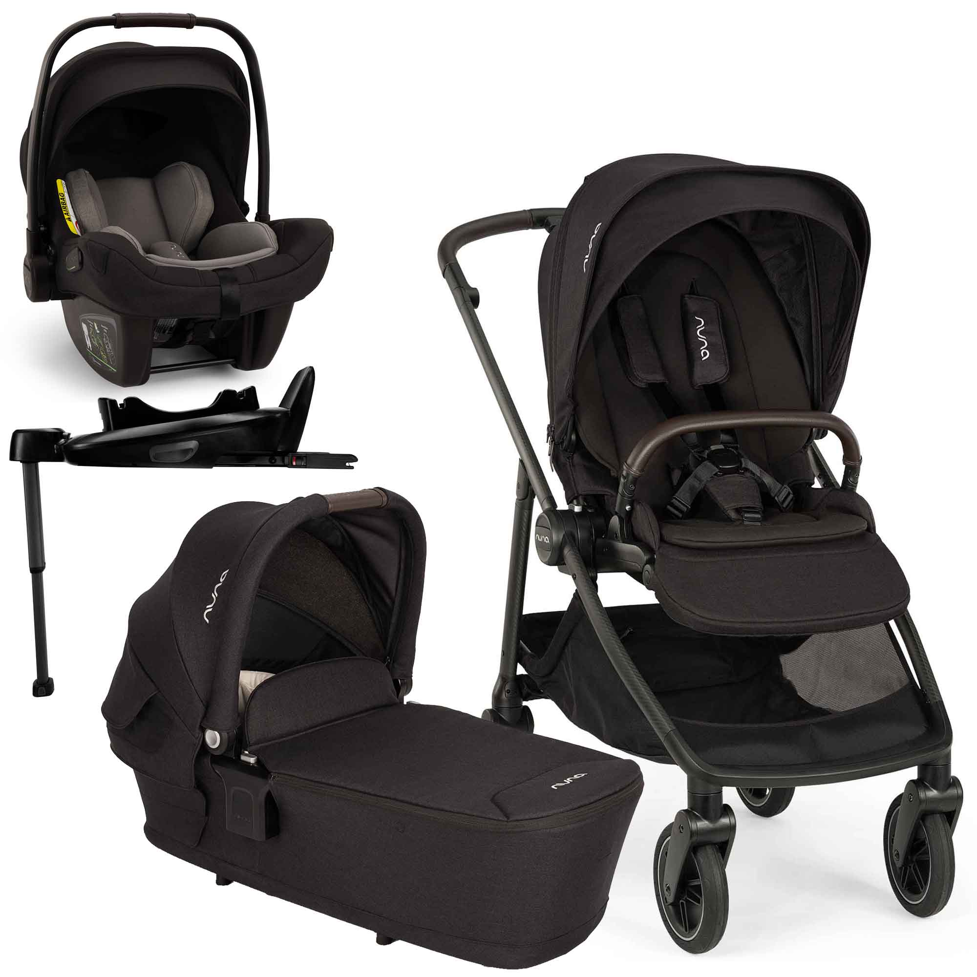 Nuna SWIV & PIPA Next Travel System in Caviar Travel Systems Z2BJSWIV1002UK 5056080617589