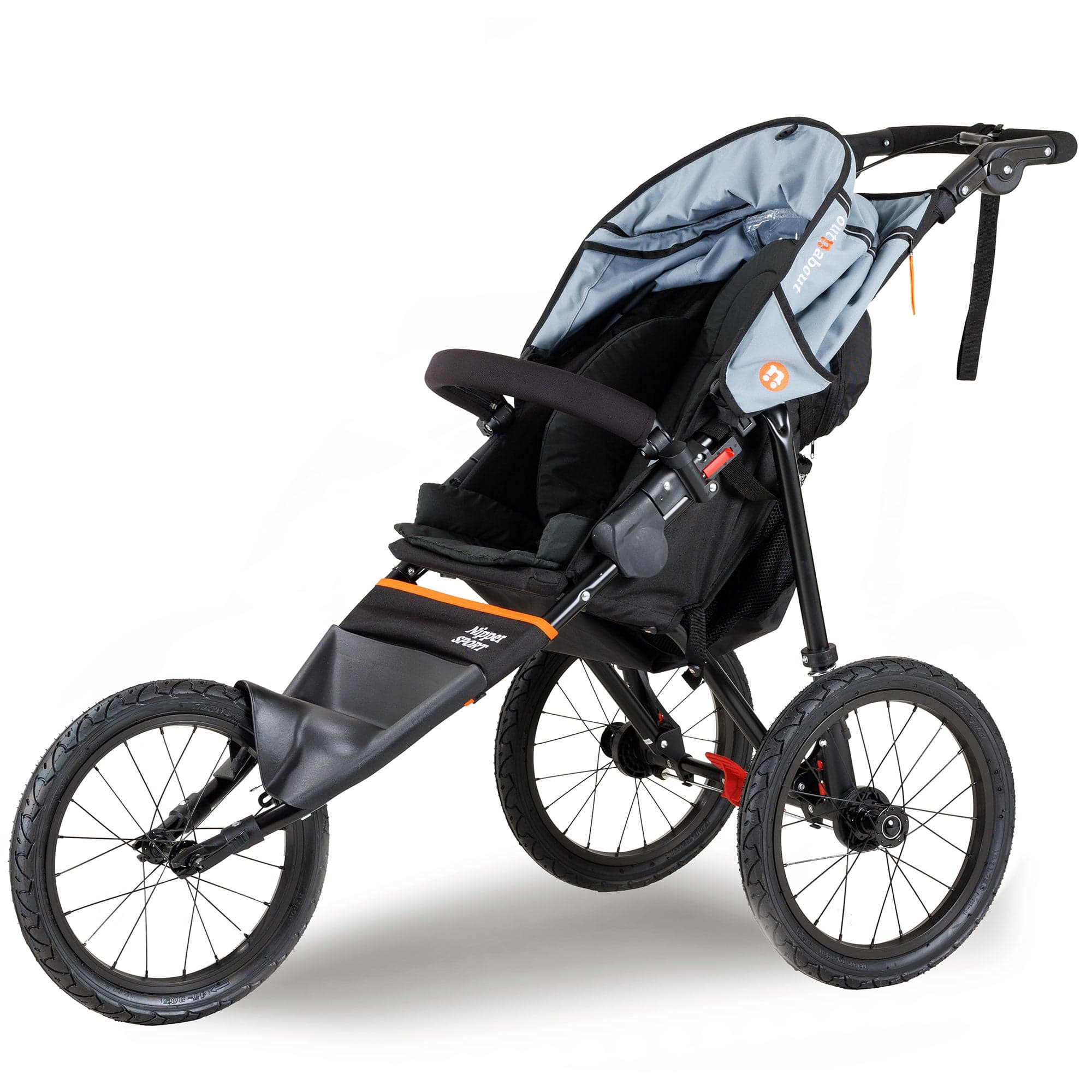 Out n About Nipper Sport V5 Rock Salt Grey 3 Wheelers