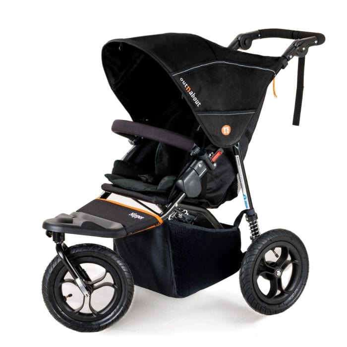 Out n About Nipper V5 Pushchair Summit Black 3 Wheelers NIP-01SBV5 5060167546778