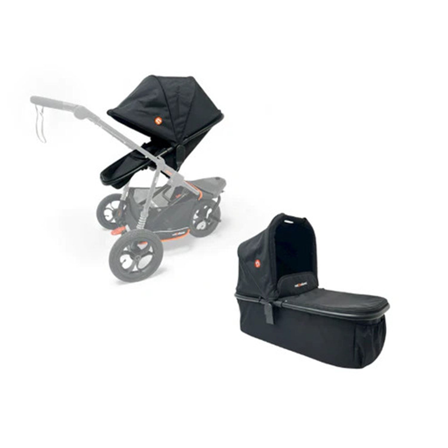 Out n About Nipper Switch - 2 in 1 Carrycot & Parent-Facing Seat in Black Chassis & Carrycots ONANIP-01SWITCH