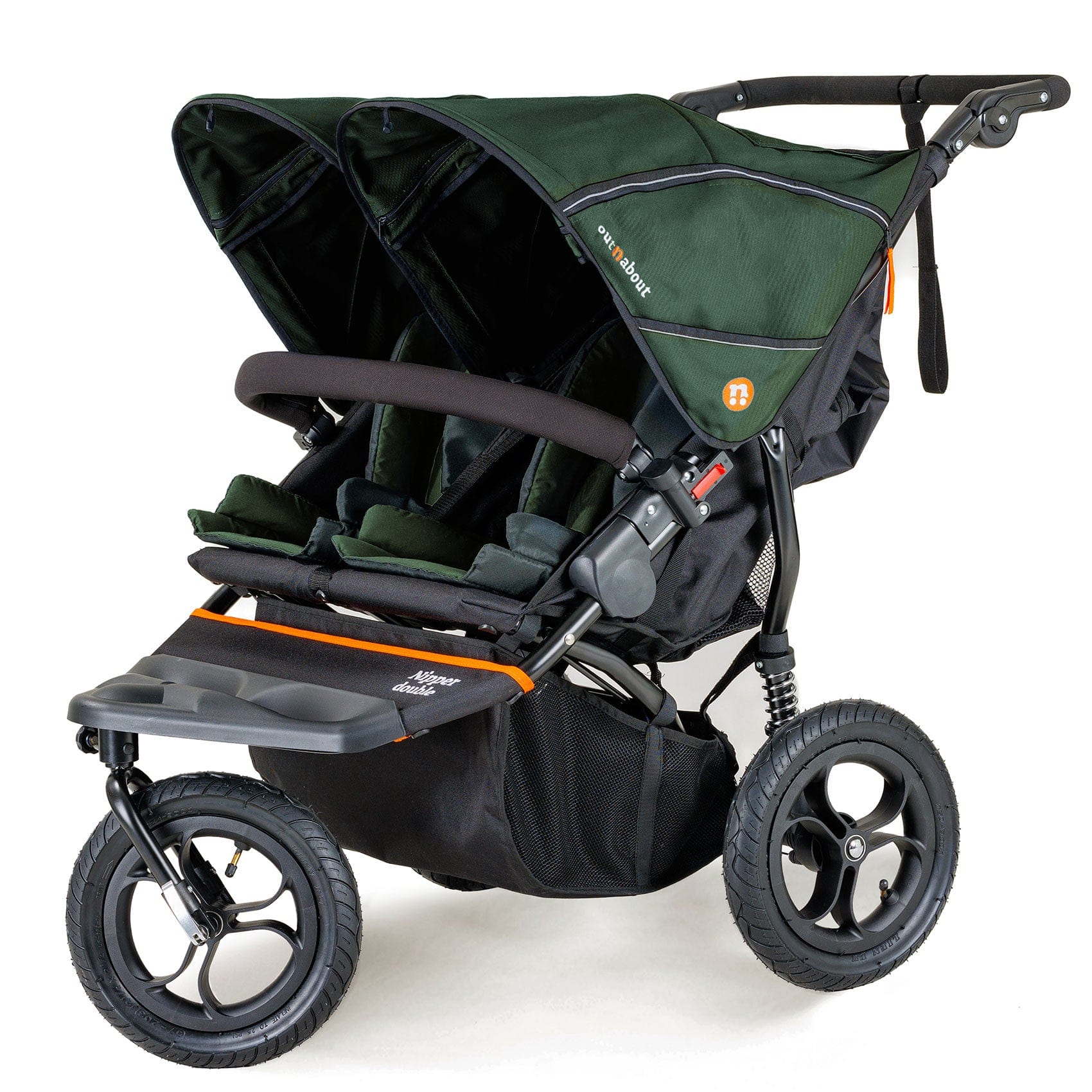 Out n About Double Nipper V5 Sycamore Green Double & Twin Prams NIP-02GRNv5 5060167546174