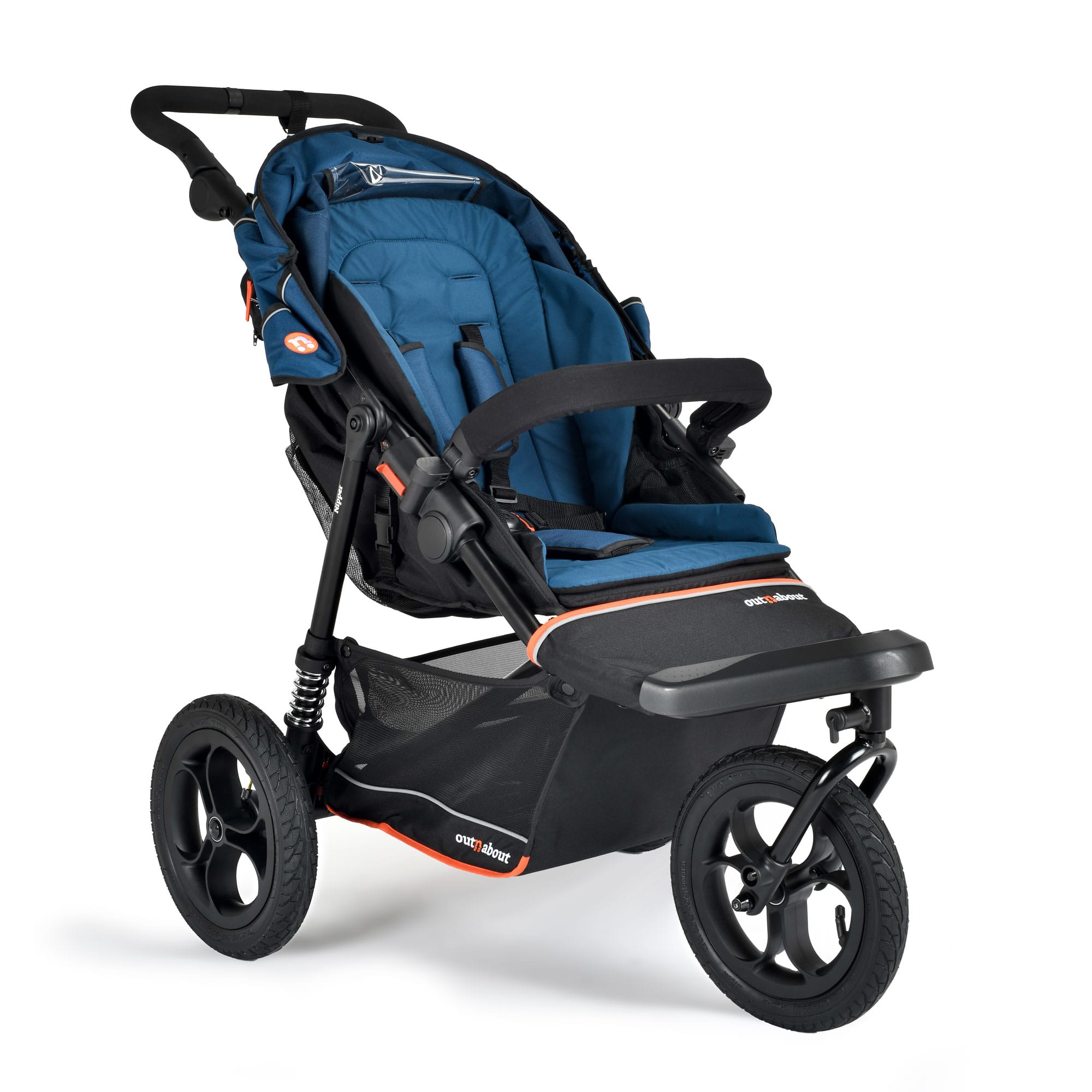 Out n About Single Nipper V6 Highland Blue Pushchairs & Buggies ONANIP-01BLUV6 5060167547676