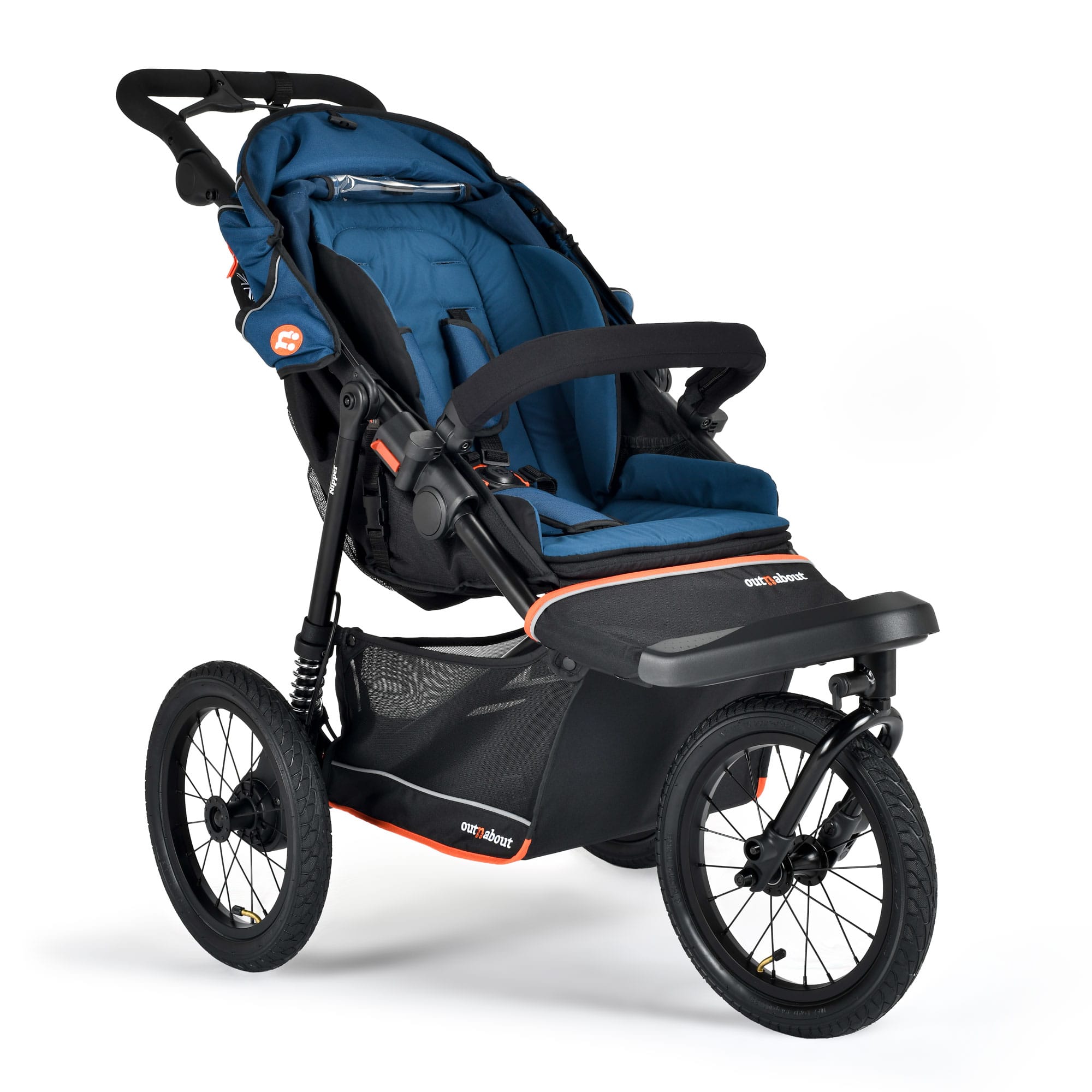 Out n About Single Nipper V6 Plus in Highland Blue Pushchairs & Buggies ONANIP-01BLUV6+ 5060167547720