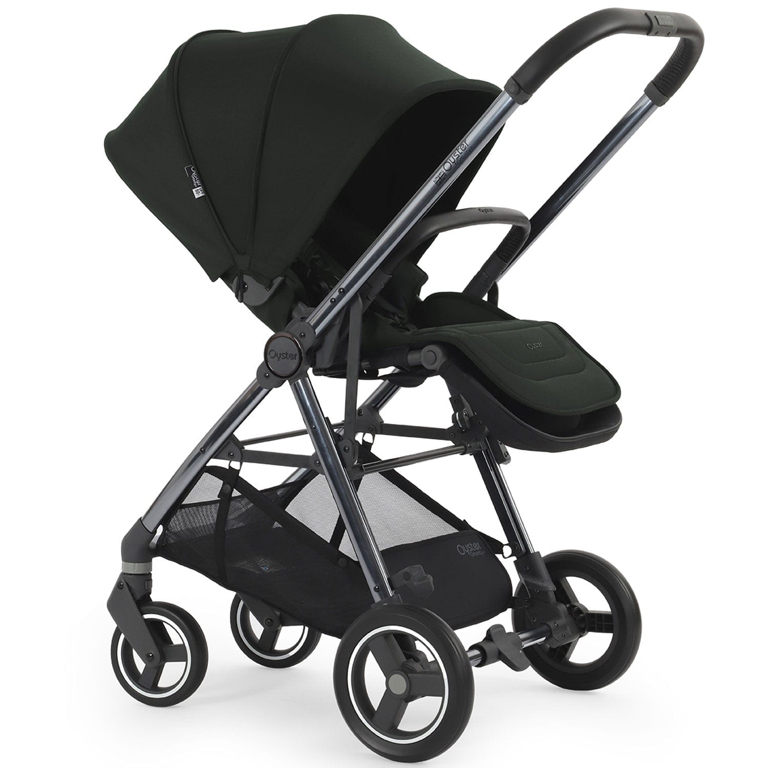 Oyster Gravity+ Stroller in Black Olive Baby Prams OGPSUBO 5061711569932