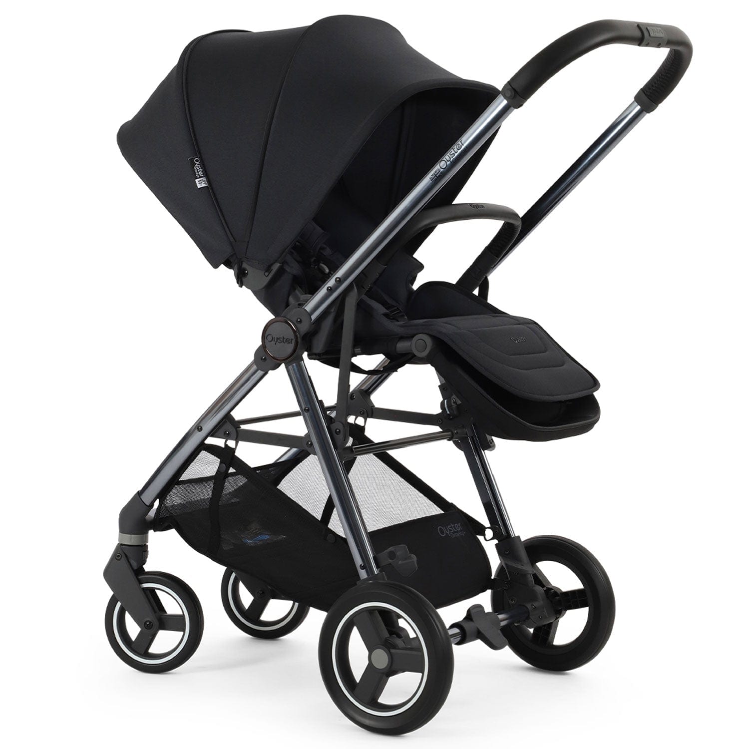 Oyster Gravity+ Stroller in Carbonite Baby Prams OGPSUCR