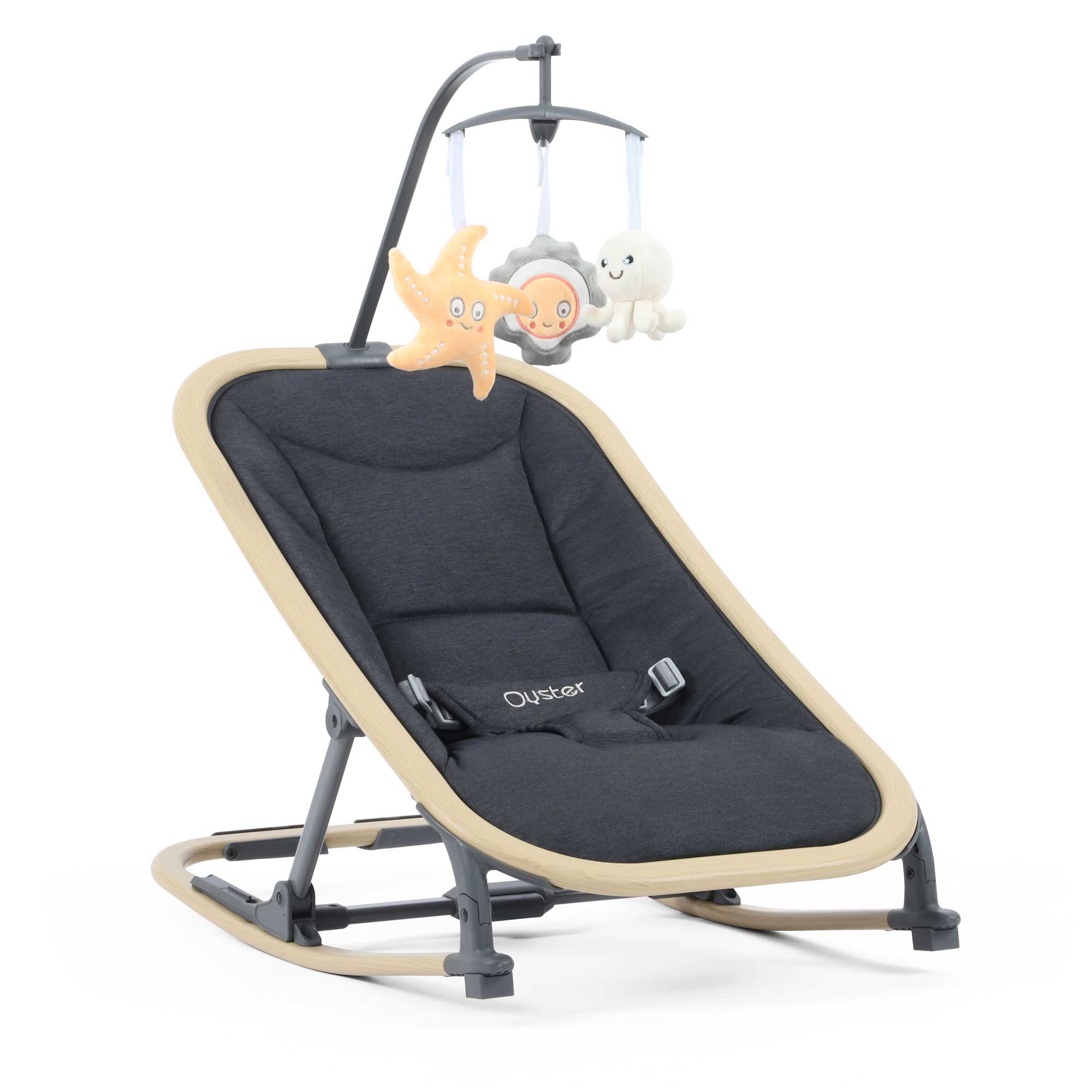 Oyster Rocker in Carbonite Rocking Bouncing Cradles OYROCR 5060711569444
