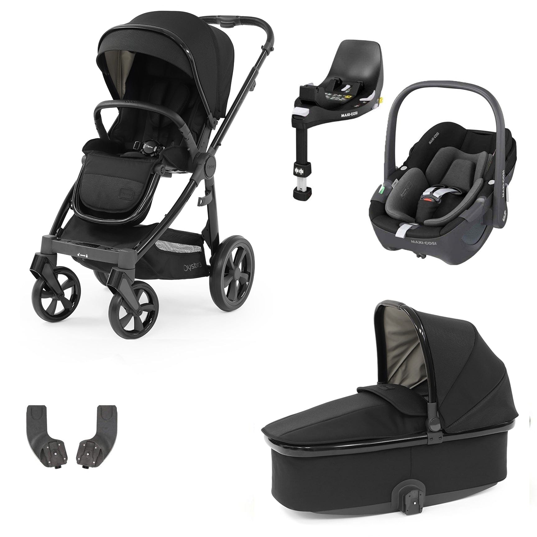 Babystyle Oyster 3 Essential Bundle with Car Seat in Pixel Travel Systems 14759-PXL 5060711565668