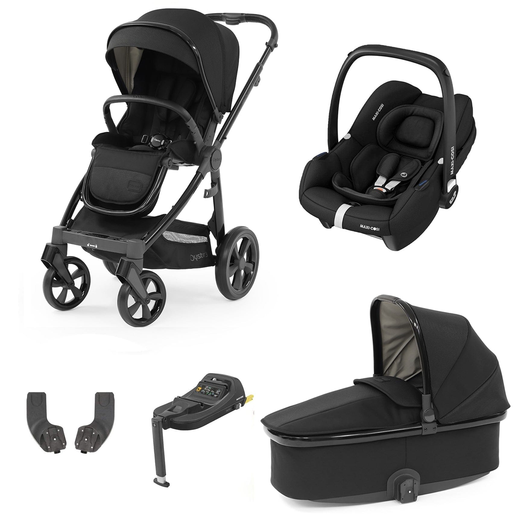 Babystyle Oyster 3 Essential Bundle with Car Seat in Pixel Travel Systems 14767-PXL 5060711565668