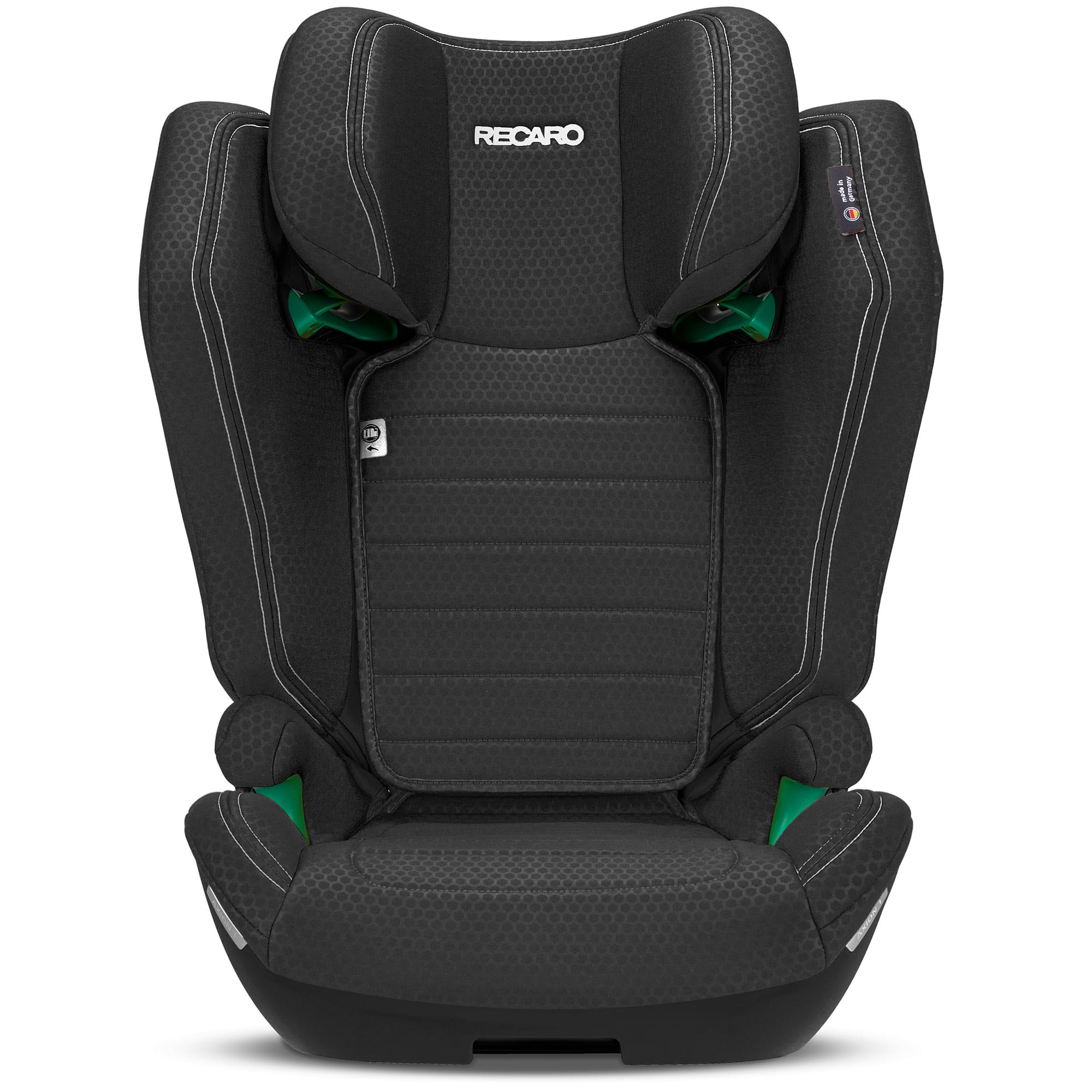 Recaro Axion 1 High Back Booster Seat in Fresh Black Highback Booster Seats B1101001 4260621468221
