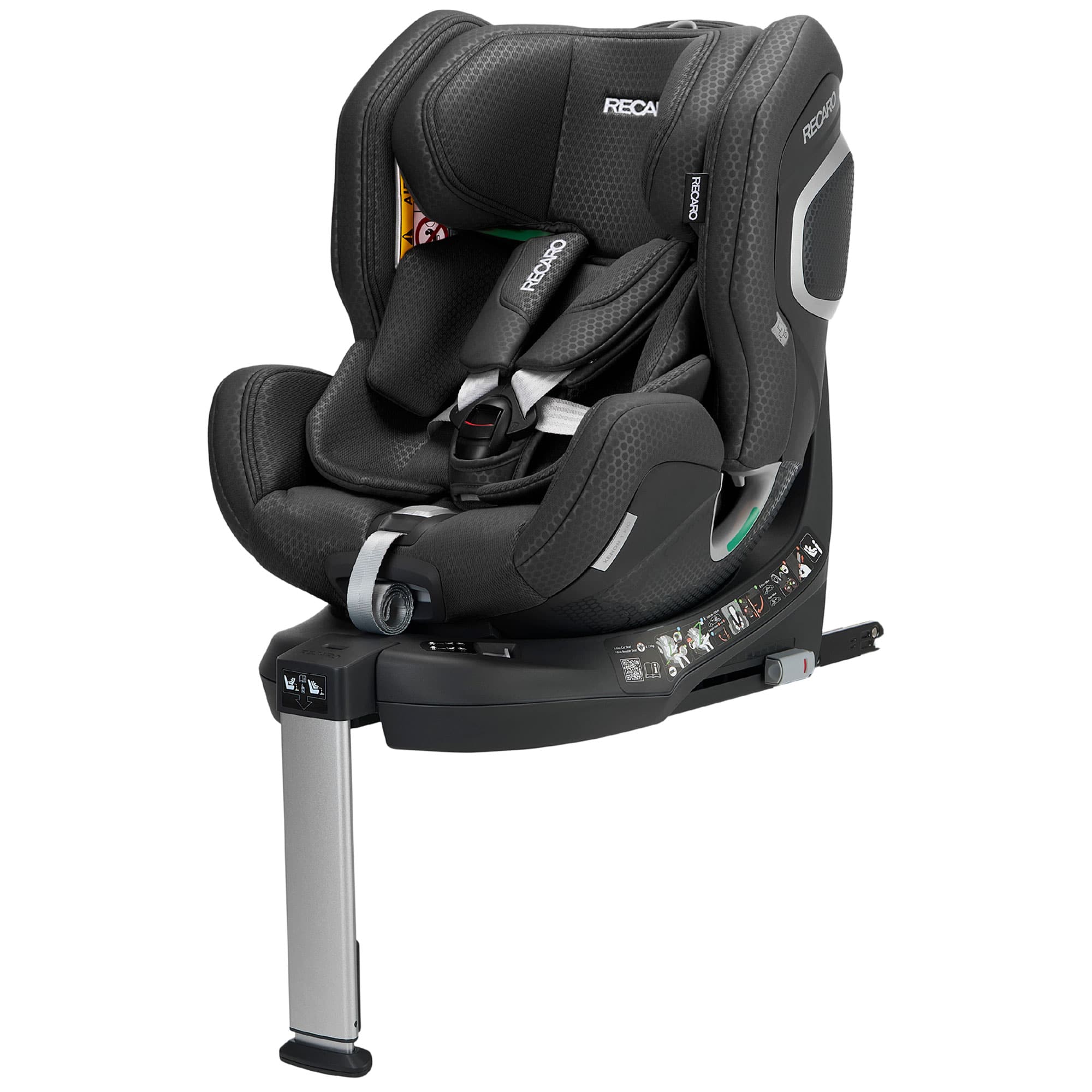 Recaro Xenon 1 Kid Combination Car Seat 61-125cm in Fresh Black Toddler Car Seats B1103051 4260621460461