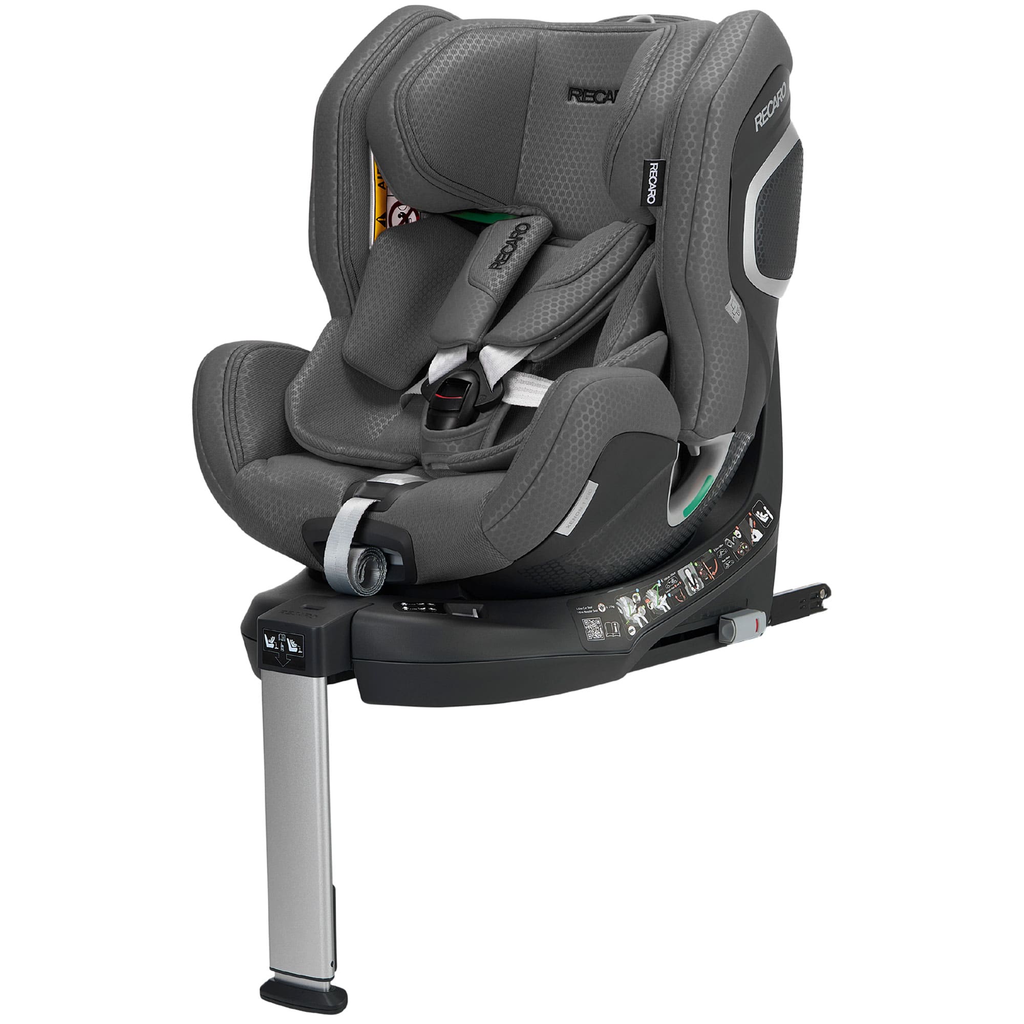 Recaro Xenon 1 Kid Combination Car Seat 61-125cm in Gallent Grey Toddler Car Seats B1103059 4260621468634