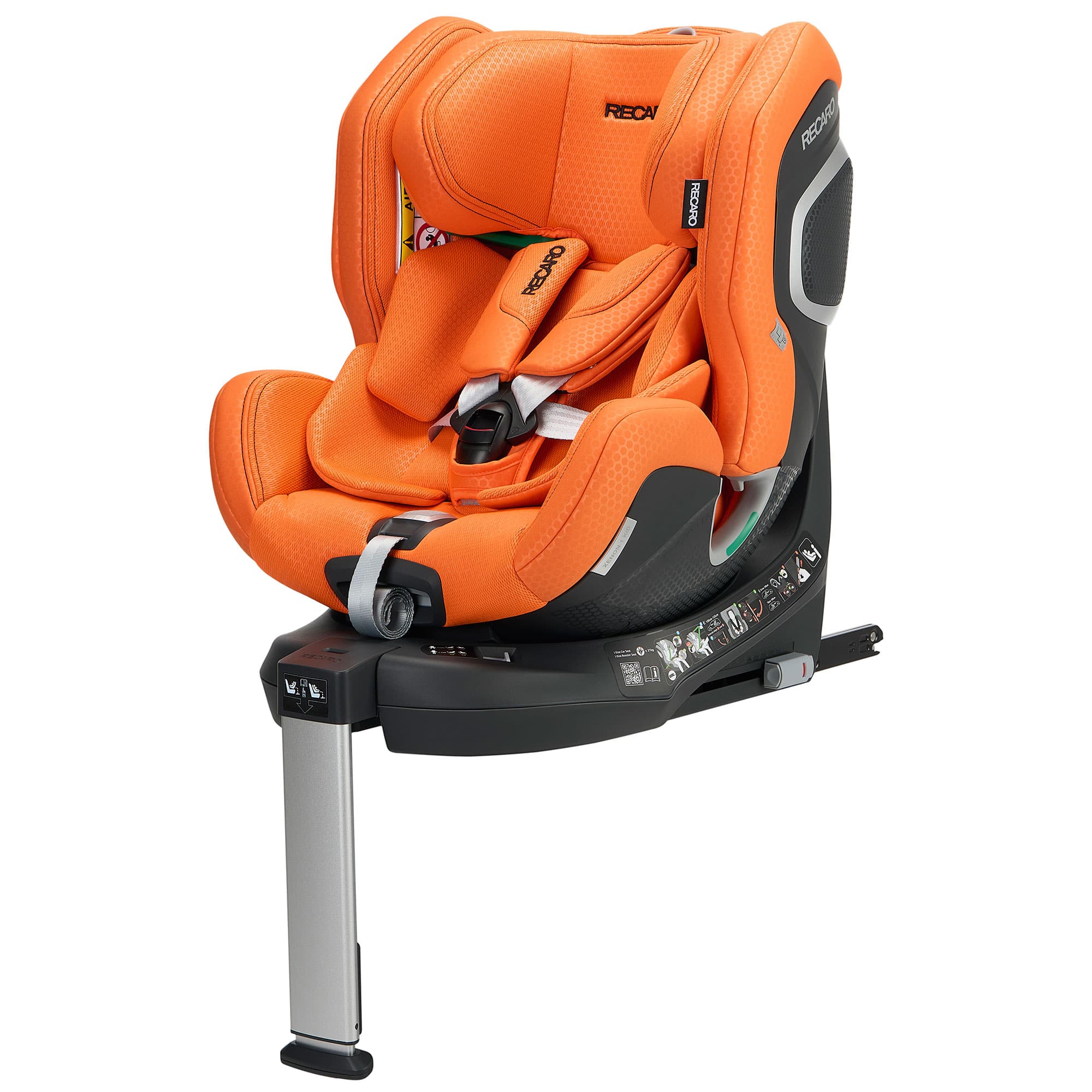 Recaro Xenon 1 Kid Combination Car Seat 61-125cm in Vibrant Orange Toddler Car Seats B1103053 4260621460485