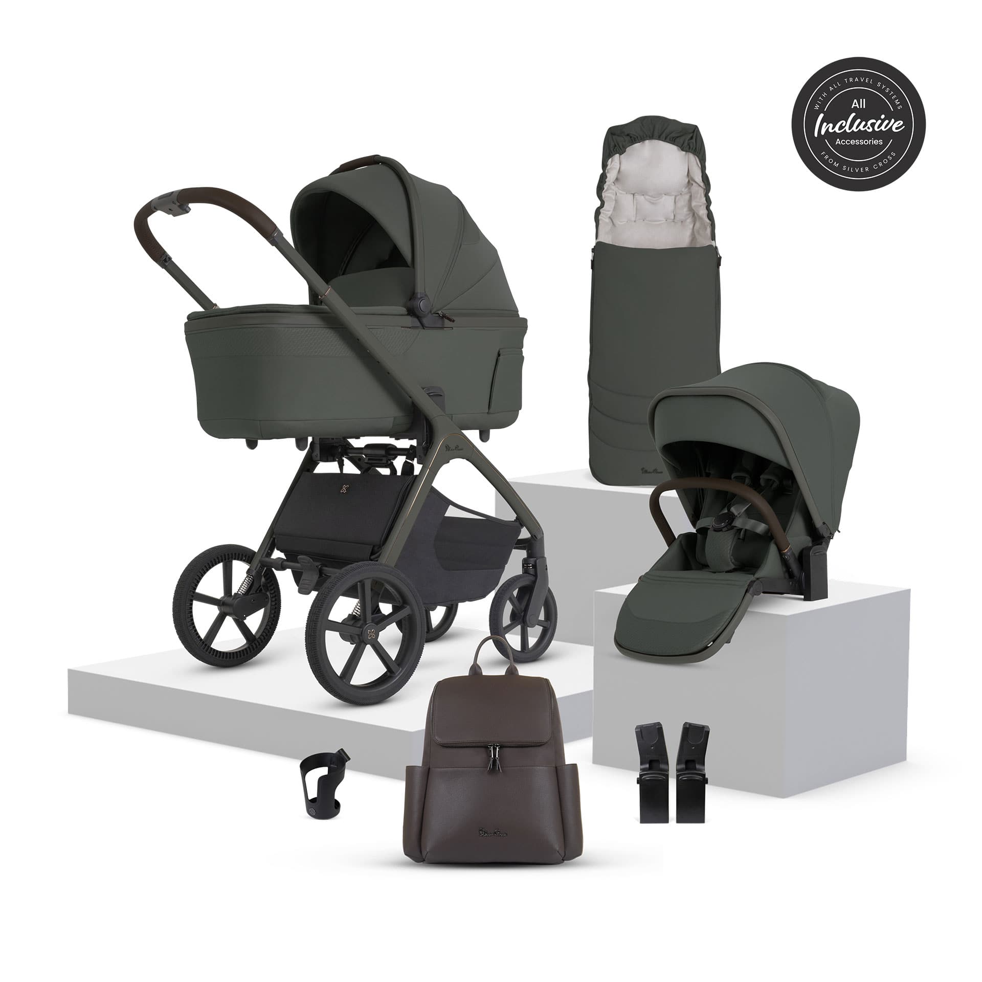 Silver Cross Cove 2 Accessory Bundle in Pewter Baby Prams 23096-PEW 5055836936158