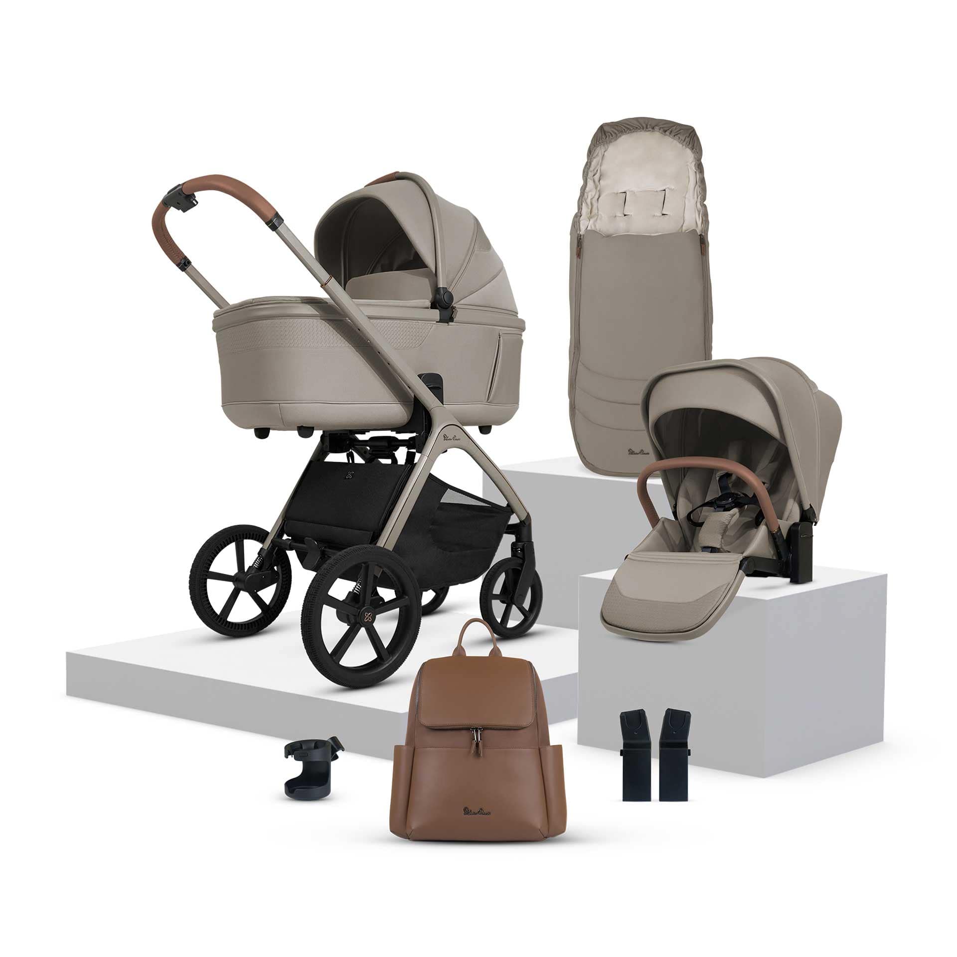 Silver Cross Cove Accessory Bundle in Champagne Baby Prams IC.CP 5055836931030
