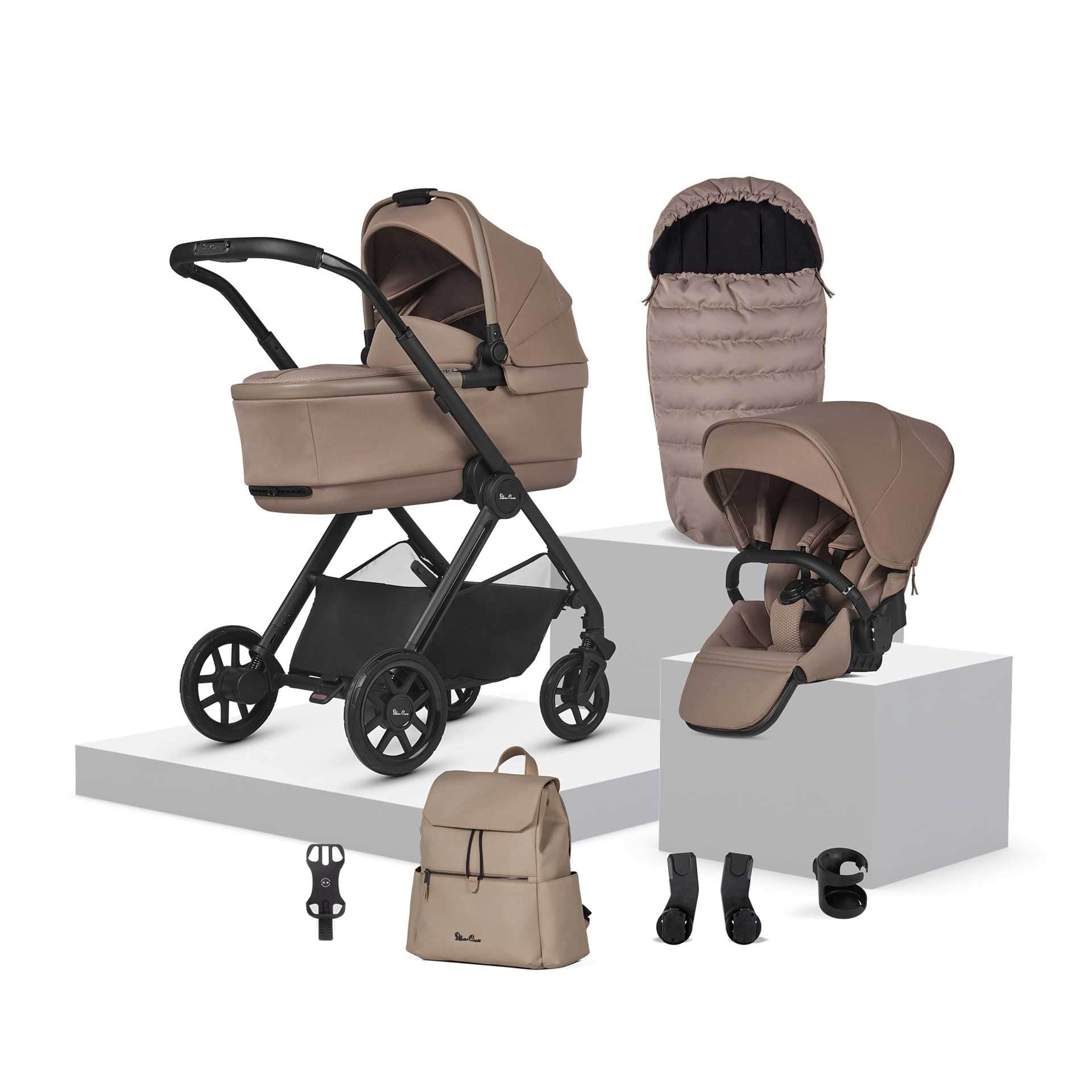 Silver Cross Reef 2 Accessory Bundle in Mocha Baby Prams IR2.MO 5055836931450