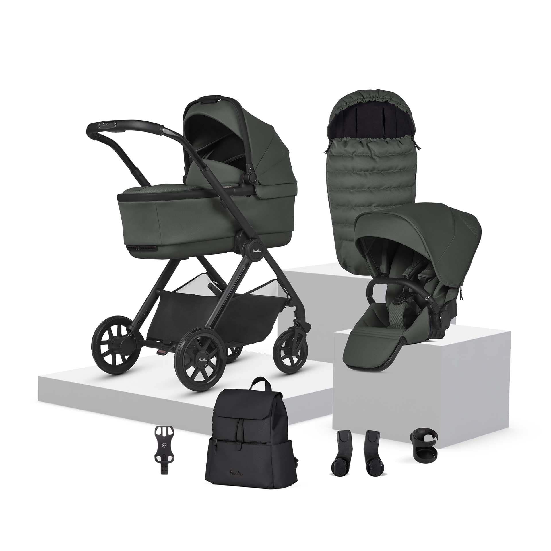 Silver Cross Reef 2 Accessory Bundle in Pewter Baby Prams IR2.PT 5055836932532