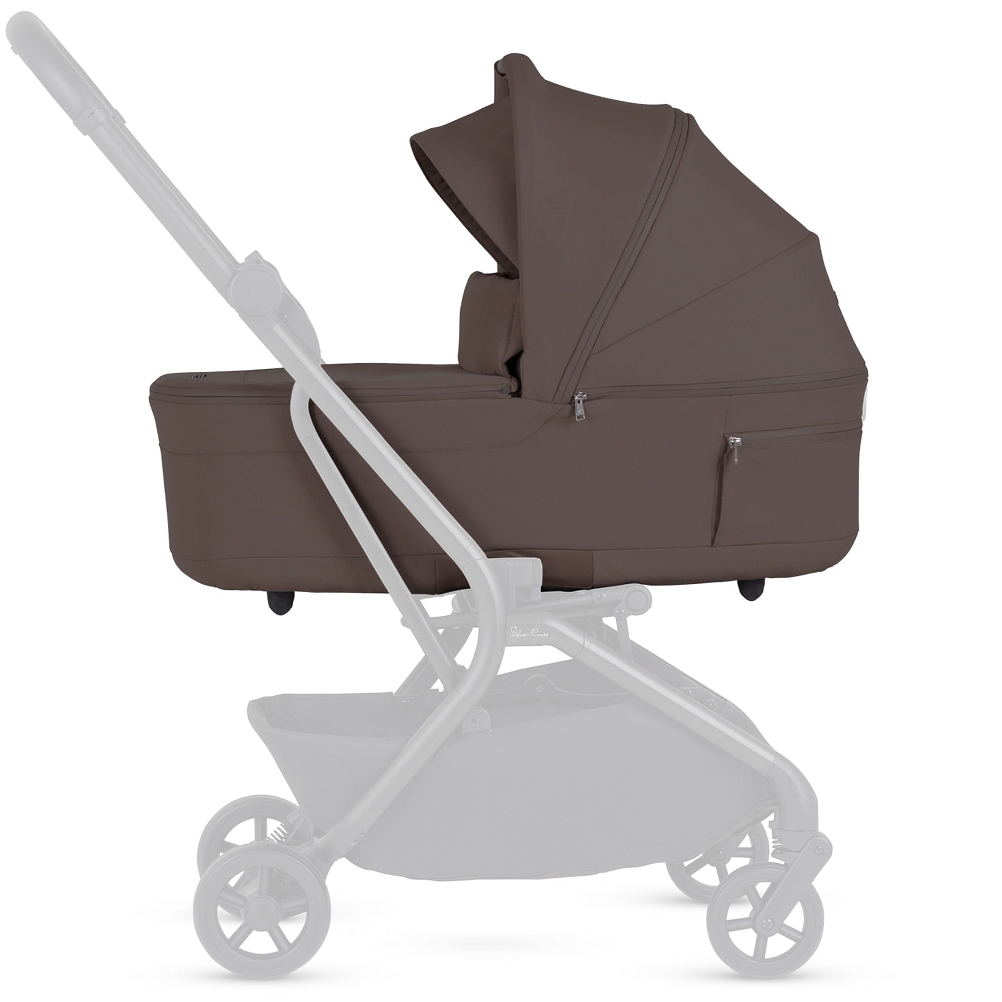 Silver Cross Nia Carrycot in Chocolate Chassis & Carrycots SX2348.CT 5055836933645