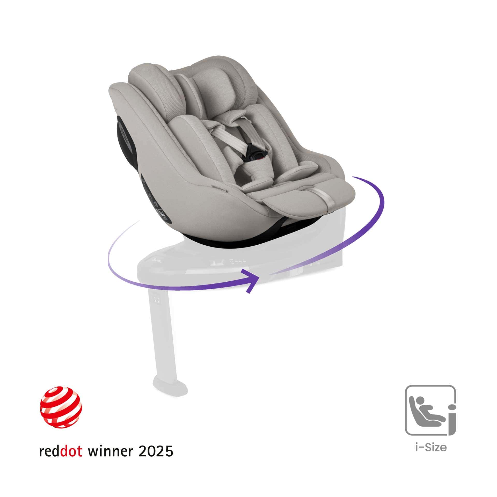 Silver Cross Approach Plus 360 Car Seat in Natural Beige Combination Car Seats