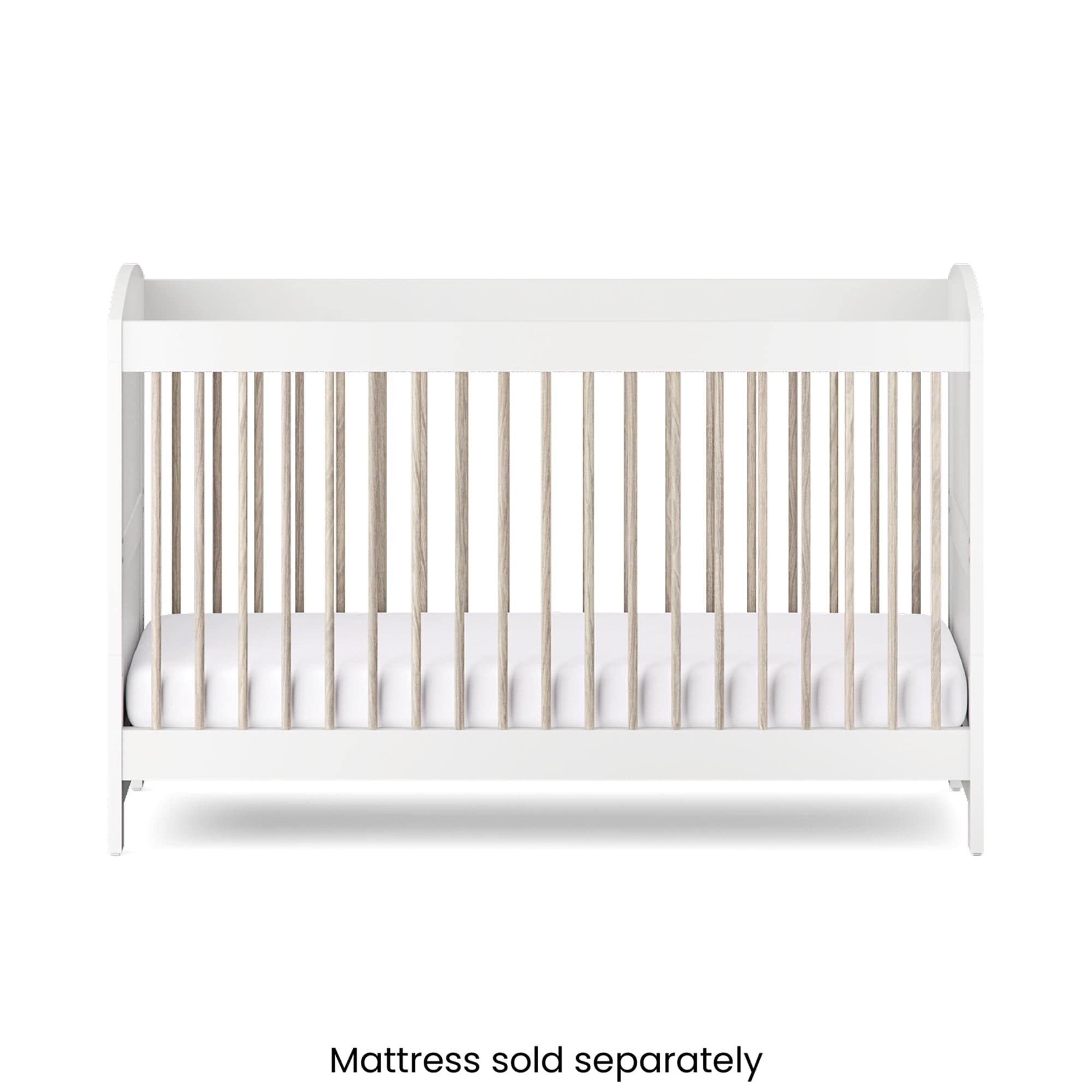 Silver Cross Valencia Cot Bed in White Ash Cot Beds