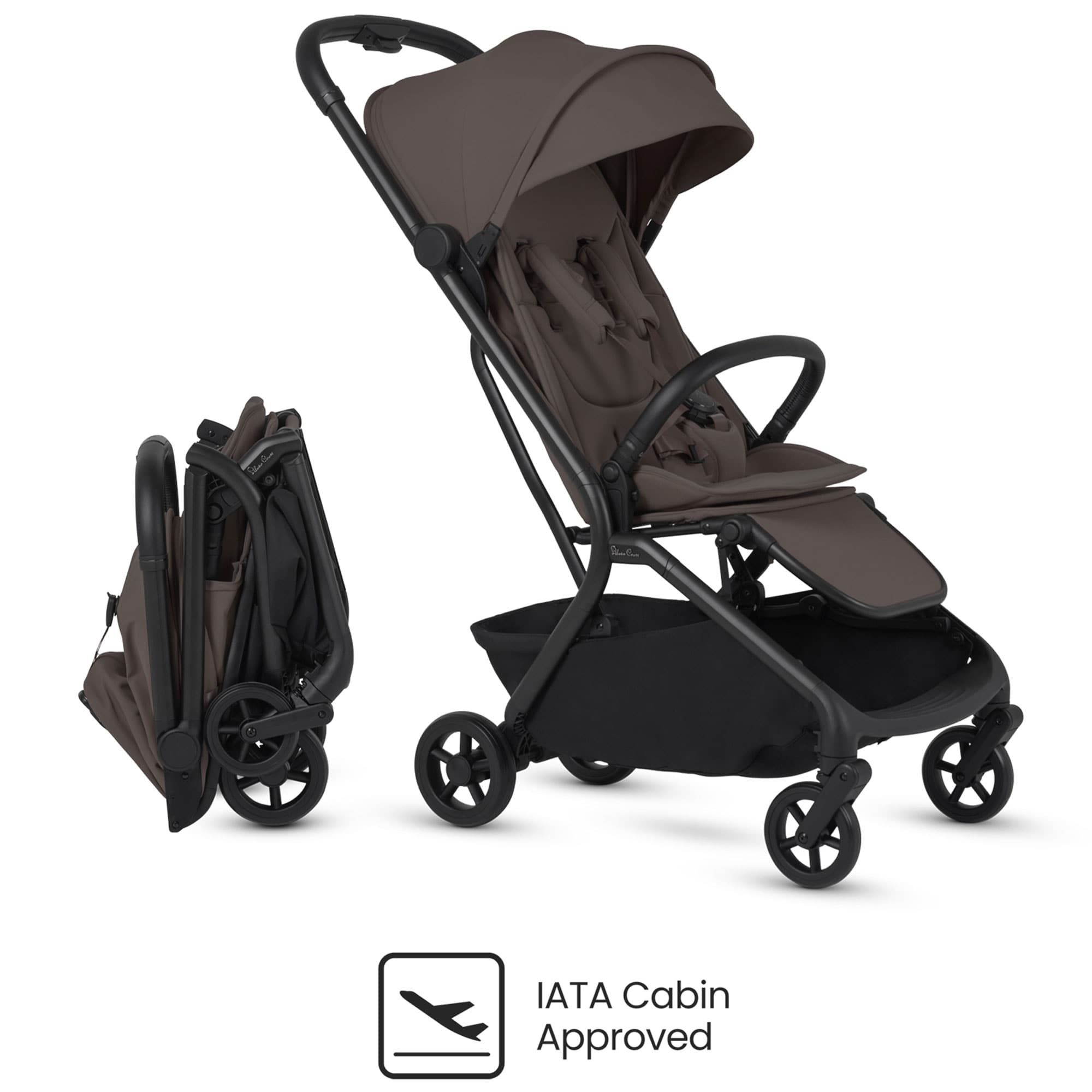 Silver Cross Nia Stroller in Chocolate Pushchairs & Buggies SX2347.CT 5055836933638