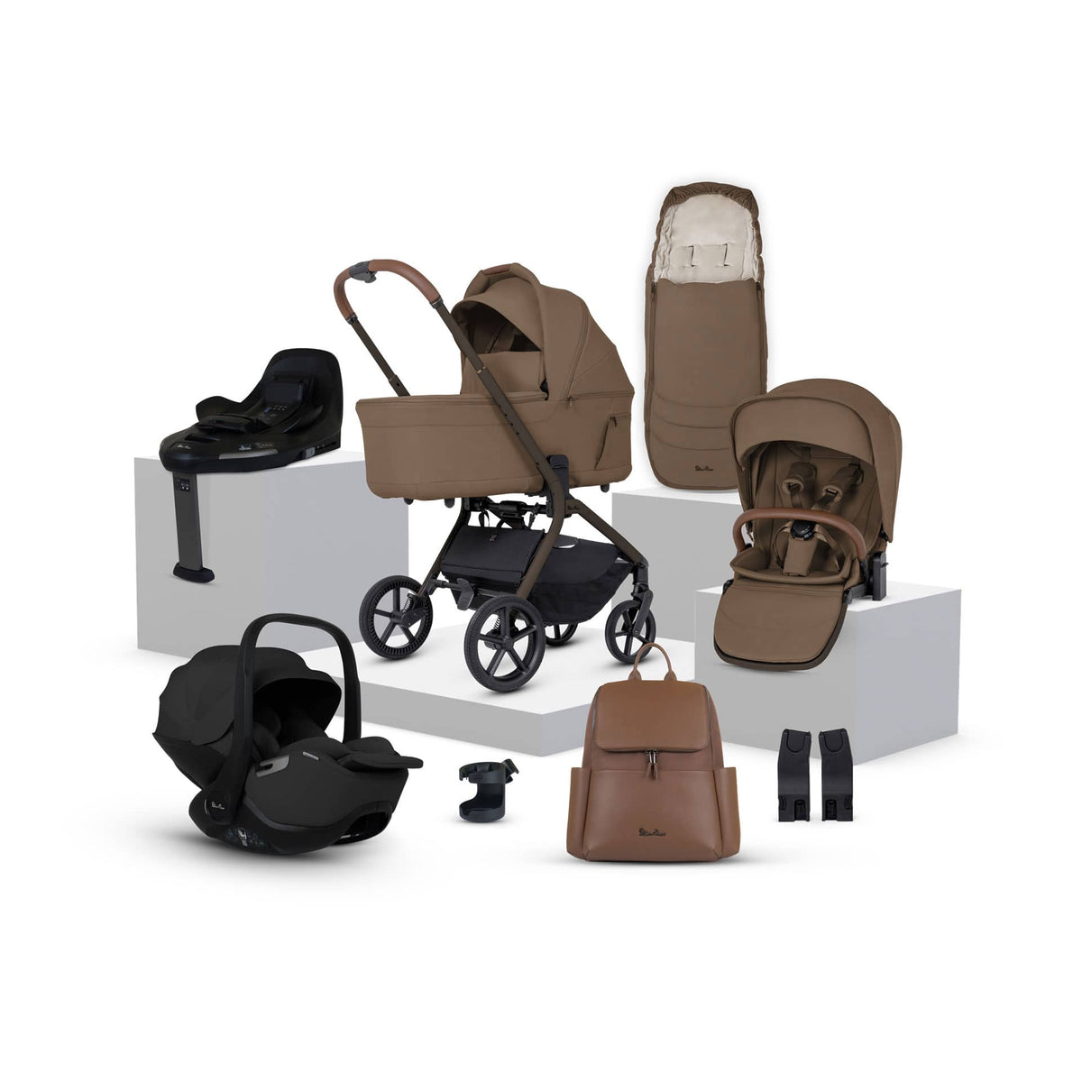 Silver Cross Breez Ultimate 360 Bundle in Maple Travel Systems IBU.MP1-2 5055836934703