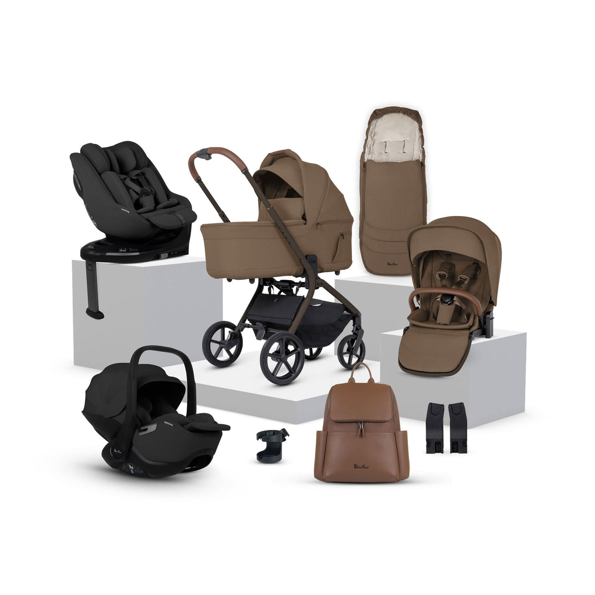 Silver Cross Breez Ultimate Family 360 Bundle in Maple Travel Systems IBF.MP1-2 5055836934741