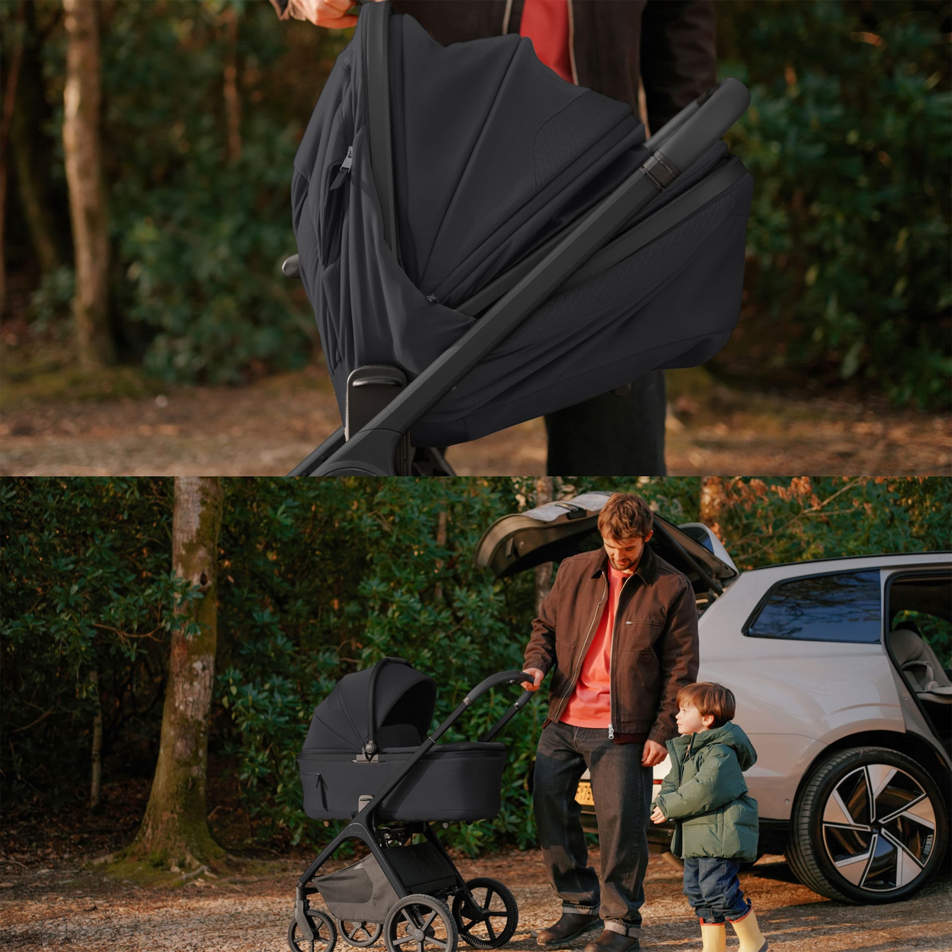 Silver Cross Cove 2 Ultimate 360 Infant Carrier Bundle in Onyx Travel Systems