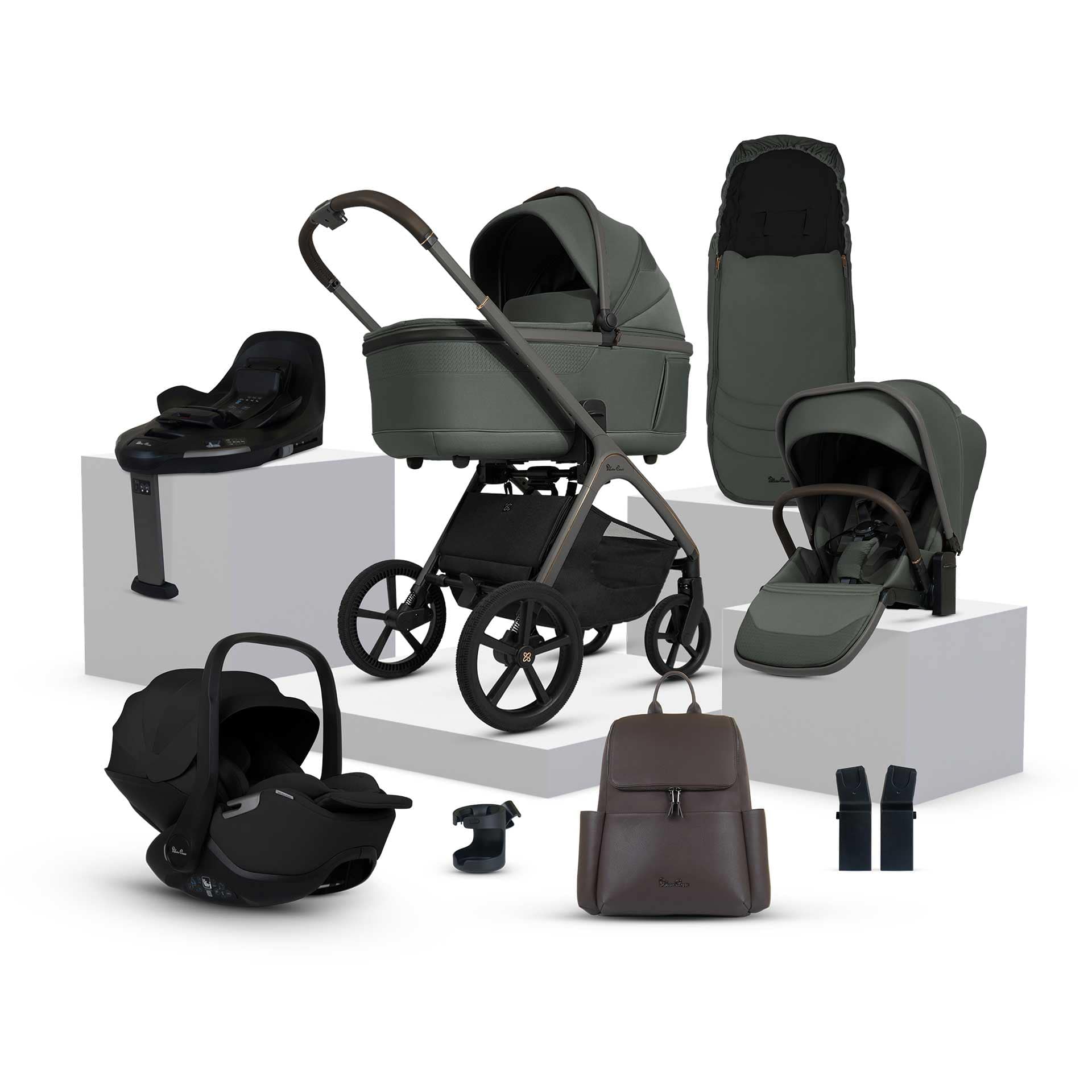 Silver Cross Cove Ultimate 360 Bundle - Pewter Travel Systems ICU.PWB 5055836931078