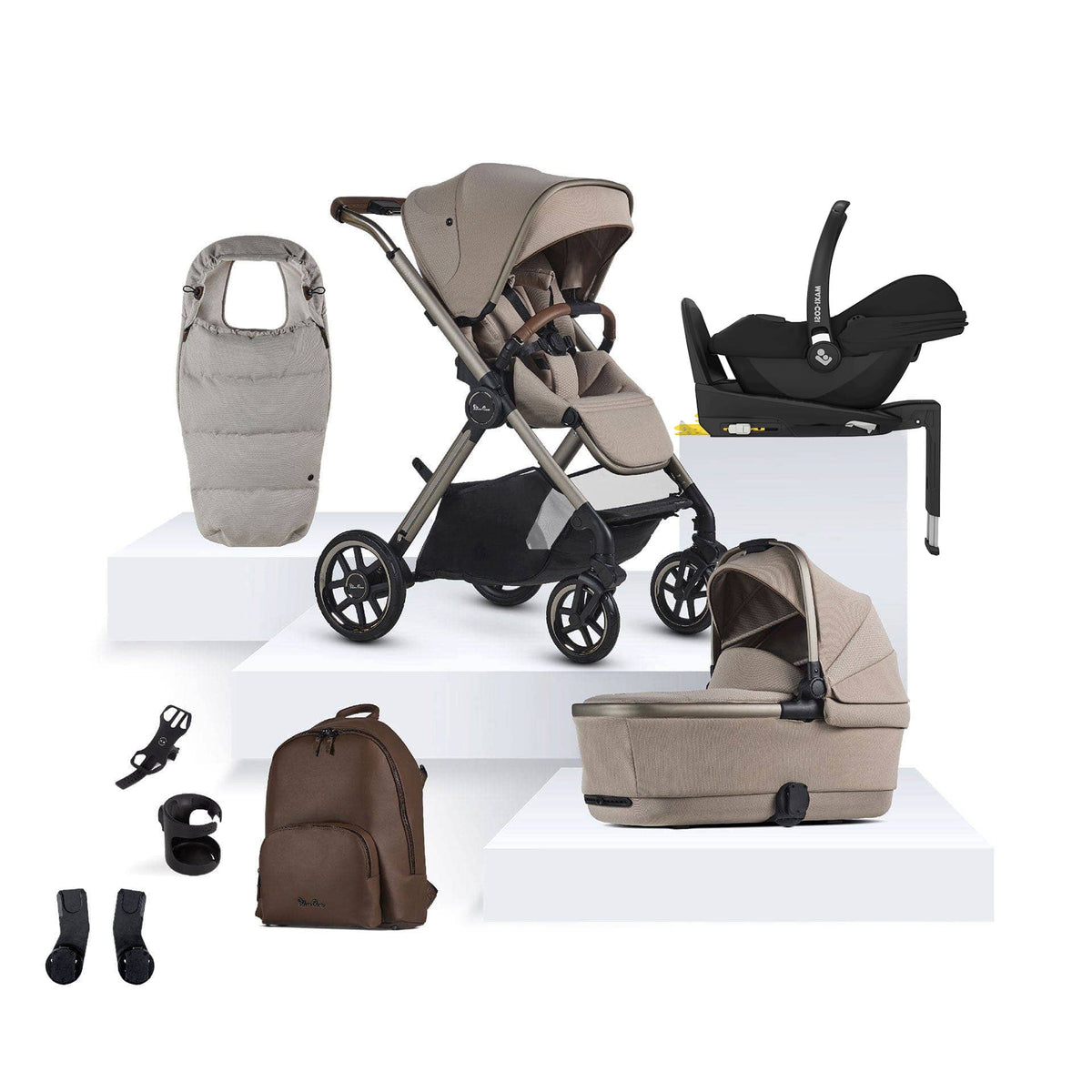 Silver Cross Reef 2 Special Edition Maxi-Cosi Travel System in Frappe Travel Systems 16144-FRA 5055836928412