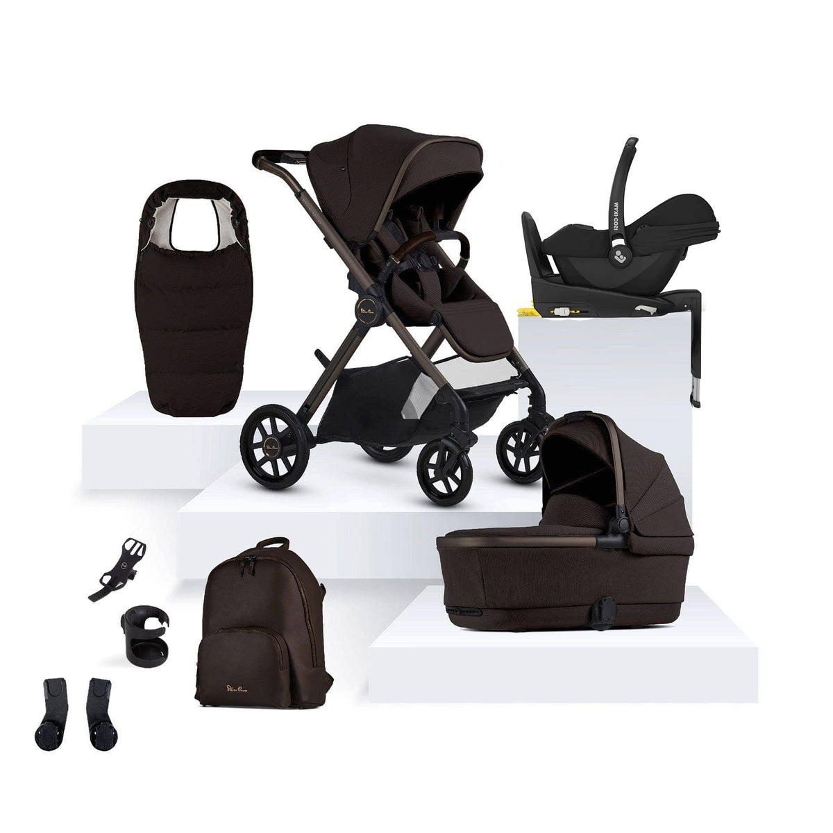 Silver Cross Reef 2 Special Edition Maxi-Cosi Travel System in Ganache Travel Systems 16145-GAN 5055836928429