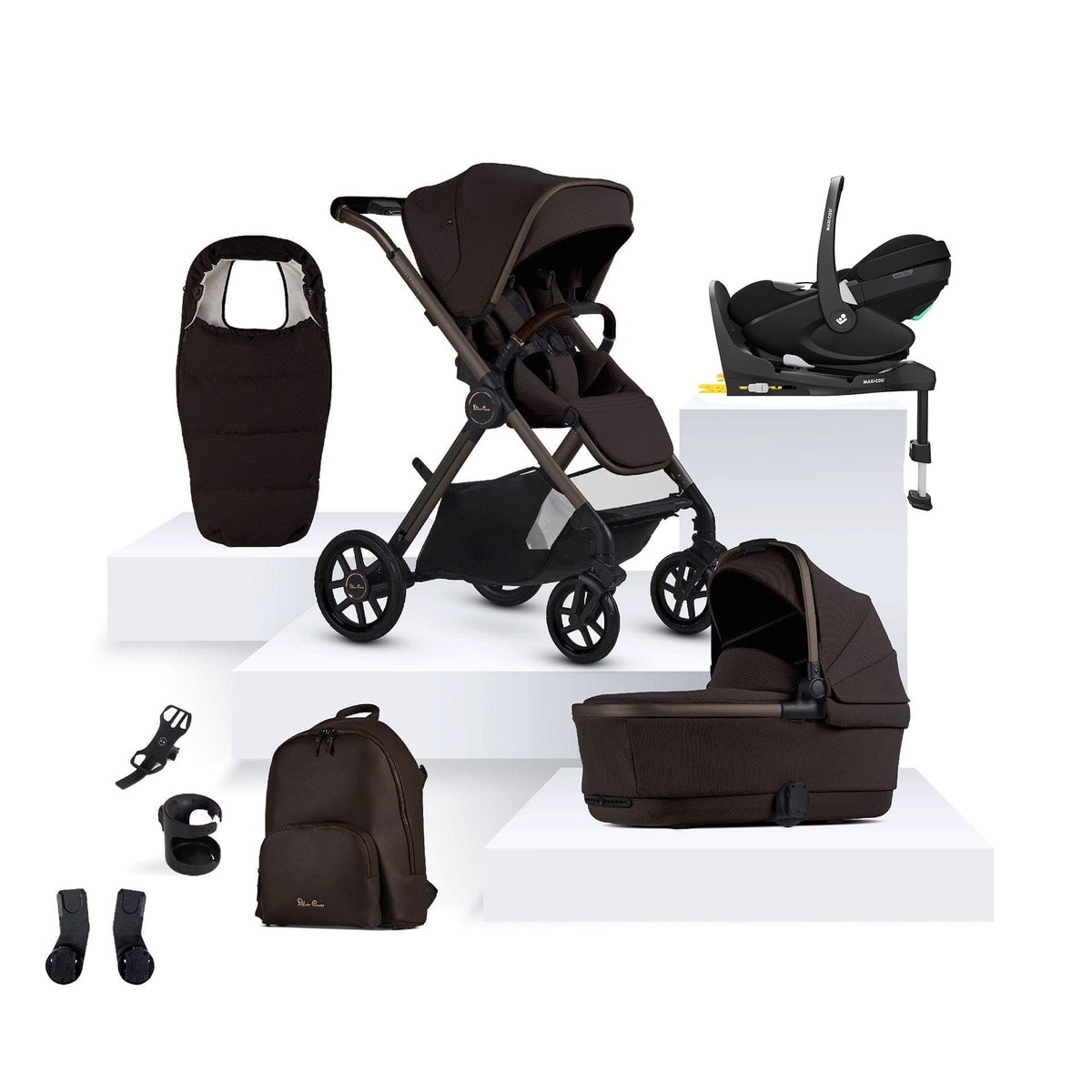 Silver Cross Reef 2 Special Edition Maxi-Cosi Travel System in Ganache Travel Systems 16145-GAN-2 5055836928429