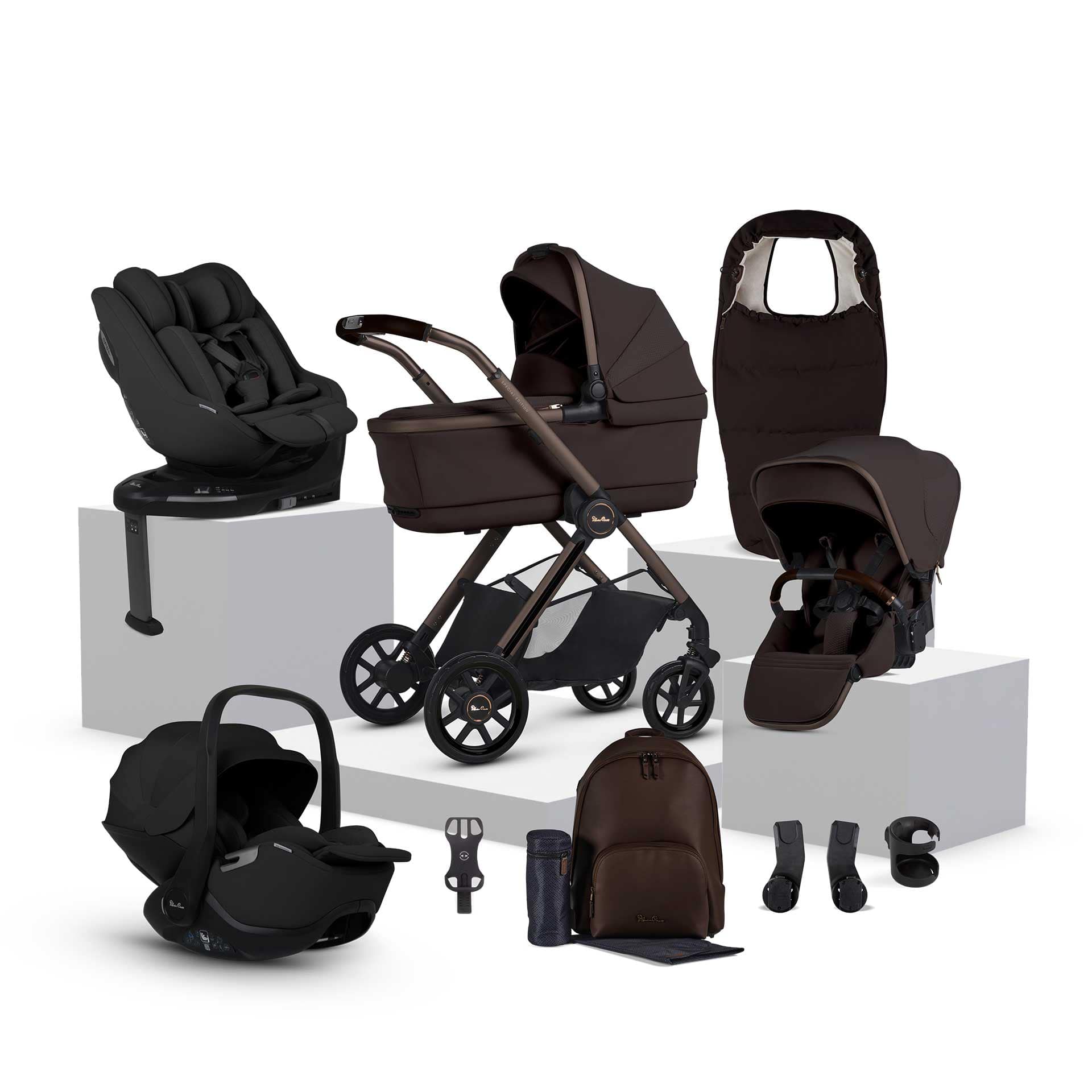 Silver Cross Reef Special Edition Ultimate Family 360 Bundle - Ganache Travel Systems ISEF.GNB 5055836932648