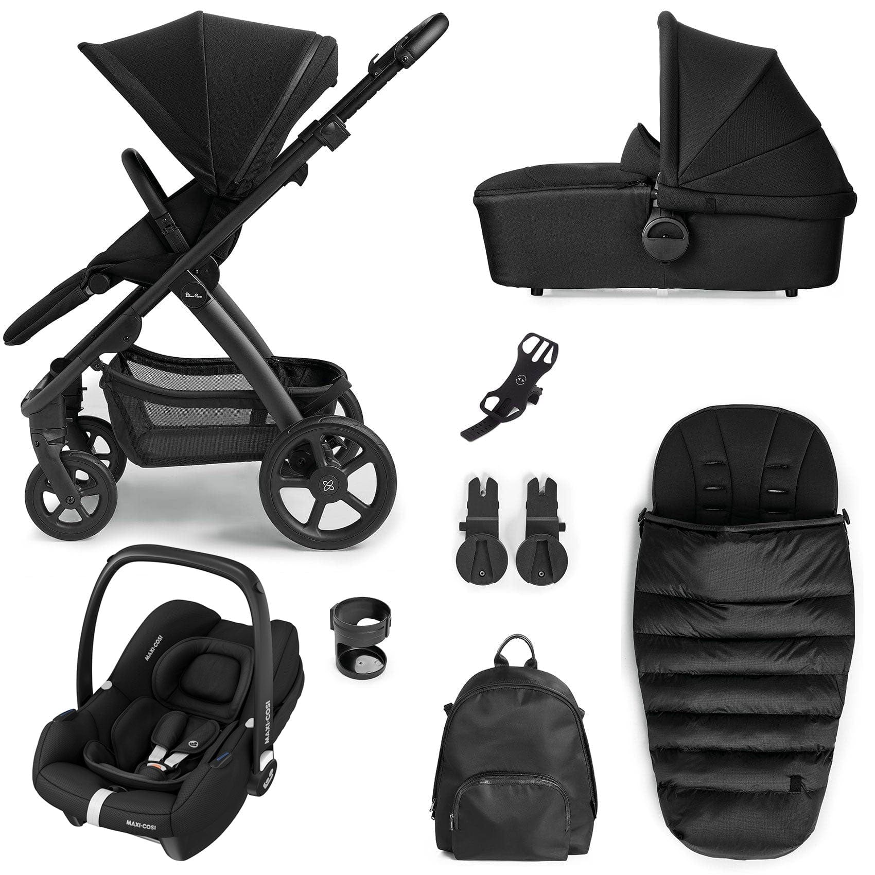Silver Cross Tide 3 in 1 Cabriofix Bundle in Space Travel Systems KTTB.ST 5055836926470