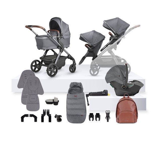 Silver Cross Wave 3 Growing Family Dream Travel System in Lunar Travel Systems 19142-GRF-DRM-LUN 5055836924742