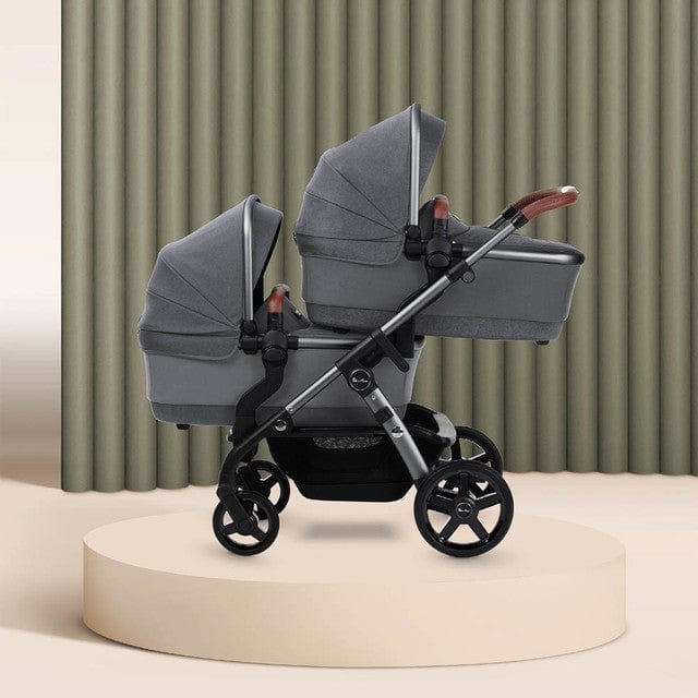 Silver Cross Wave 3 Twin Travel System in Lunar Travel Systems 19144-TWN-LUN 5055836924742