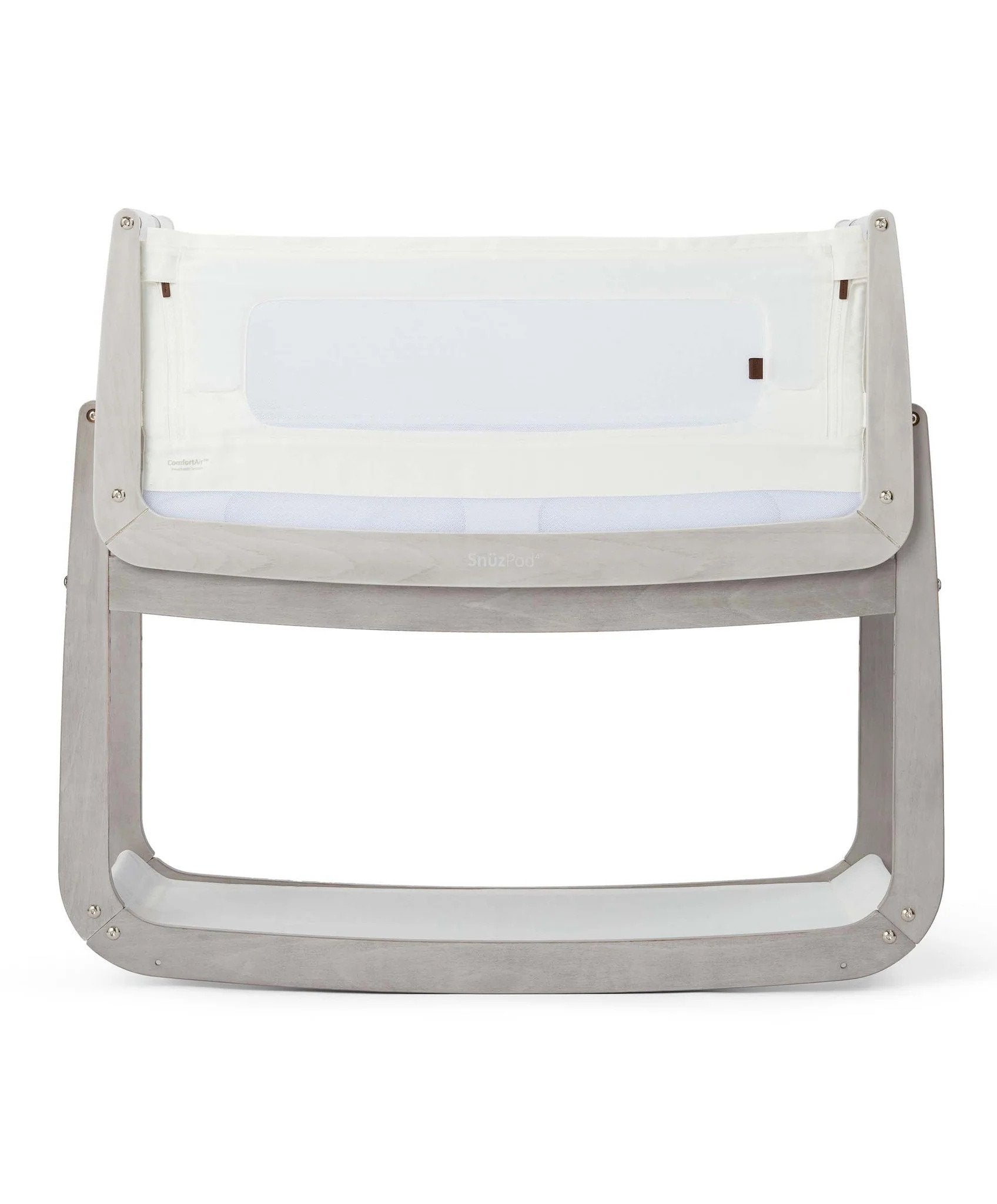 SnuzPod4 Bedside Crib in Silver Birch Cot Beds FN014M 5060730245350