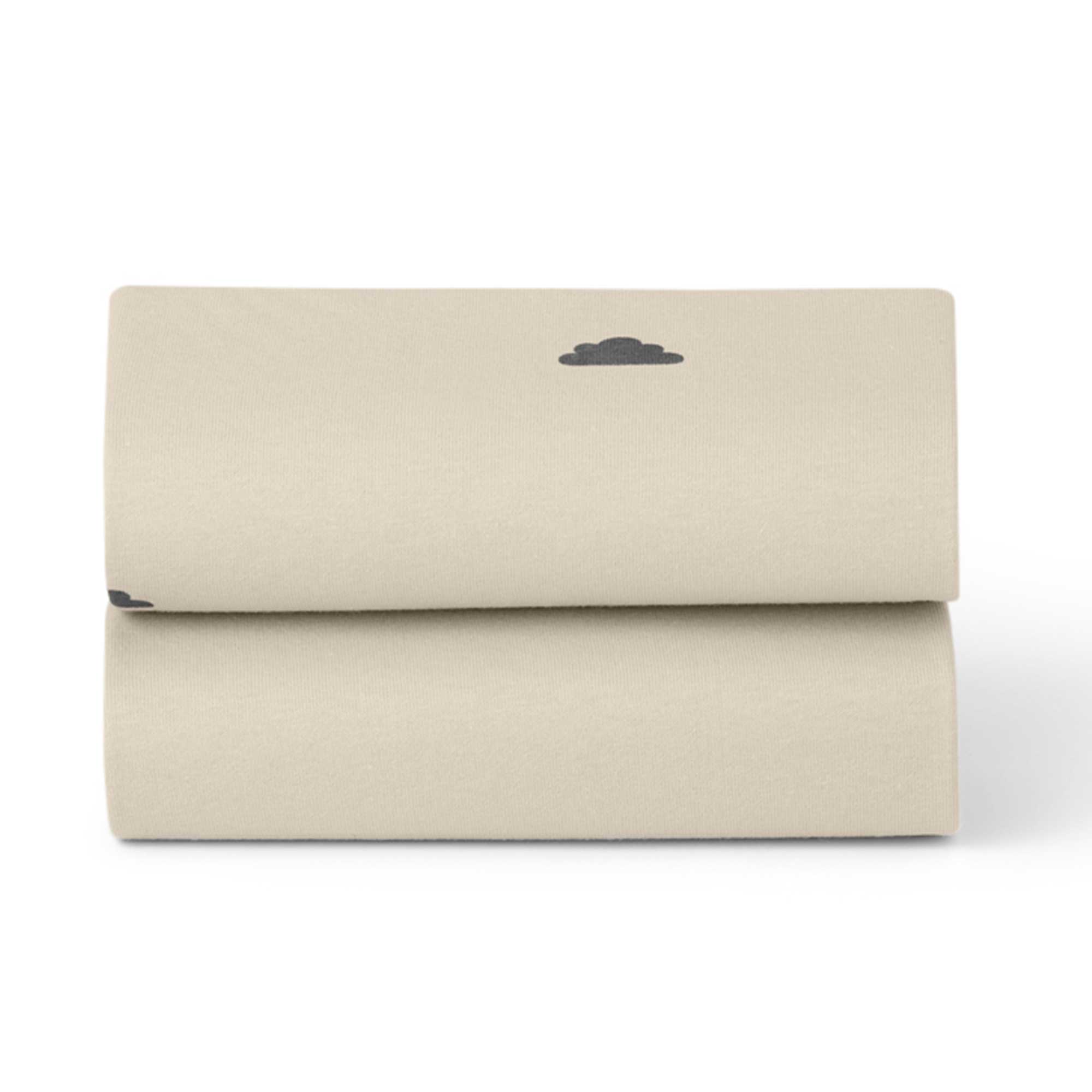 SnüzPod Fitted Crib Sheets 2pk in Sand Cloud Cot & Cot Bed Sheets BD028BO 5061061510766
