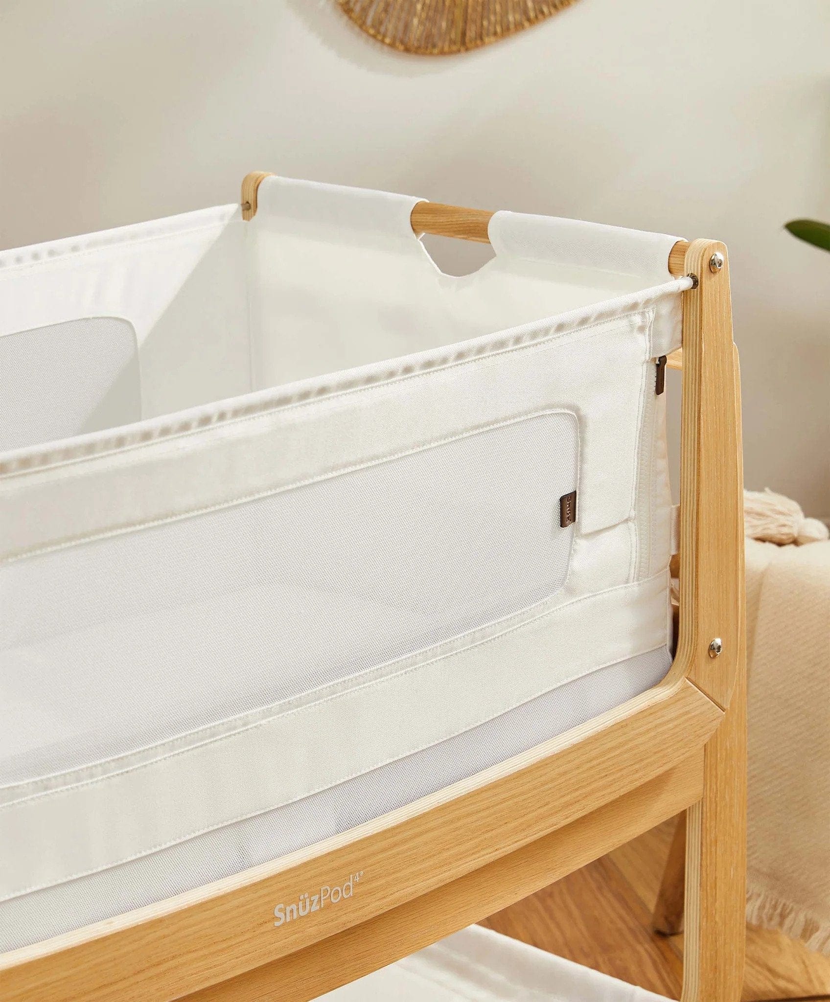 SnuzPod 4 Bedside Crib Comfort Bundle in Natural Edit Oak Cribs 15271-OAK 5060730245343