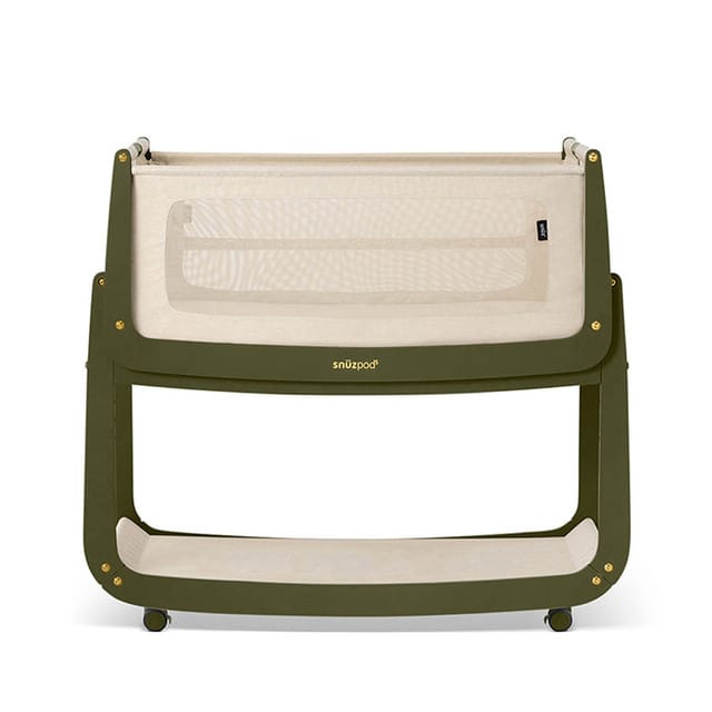 SnuzPod 5 Bedside Crib in Olive Cribs FN050J 5061061517543