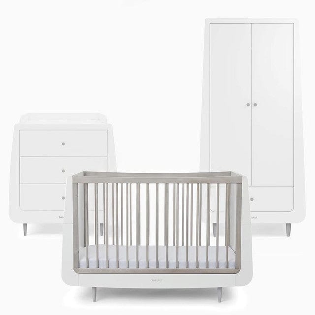 SnüzKot Skandi 3 Piece Nursery Furniture Set in Silver Birch Nursery Room Sets FN018NM 5060730245671